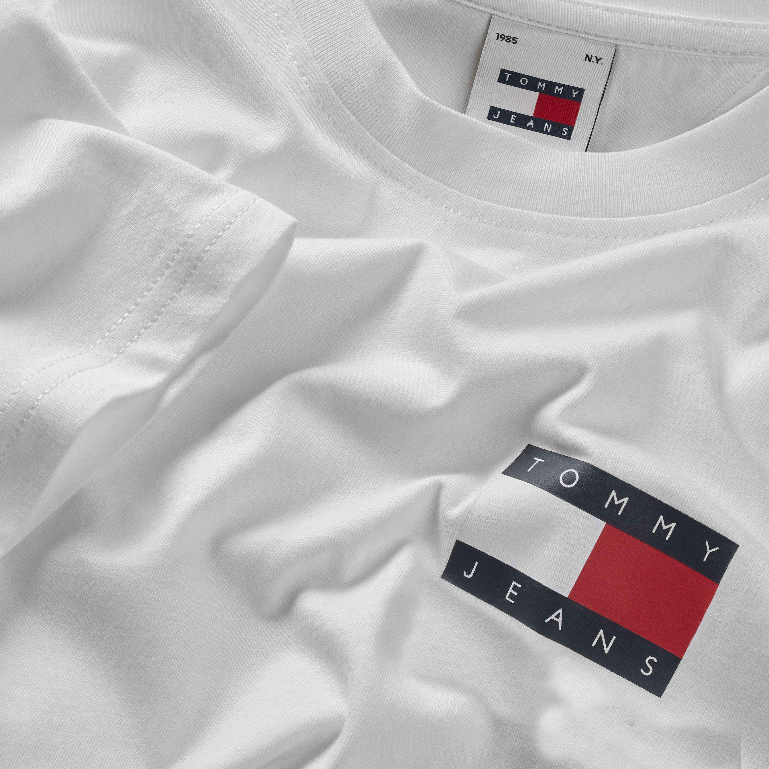 TOMMY JEANS T-shirt TJM SLIM ESSENTIAL FLAG TEE EXT