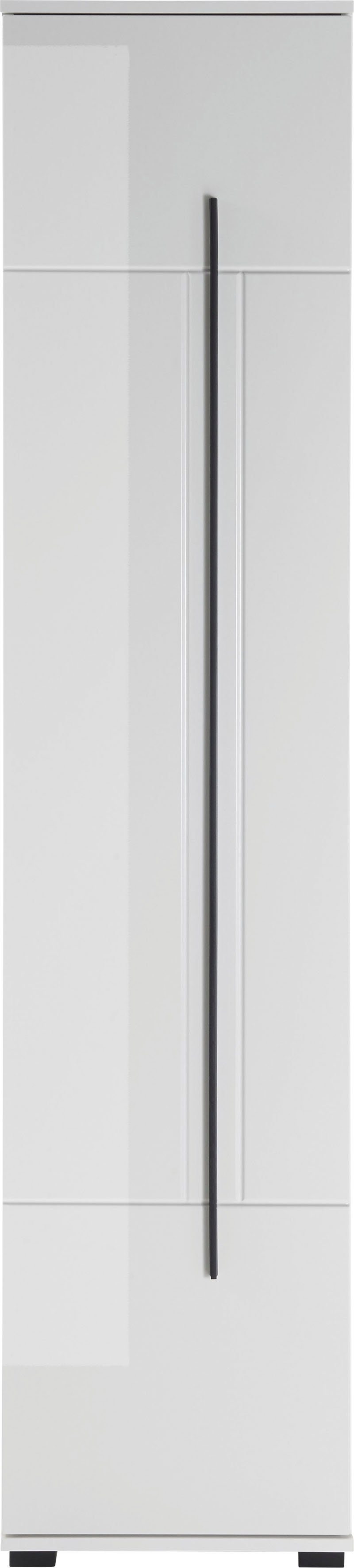 INOSIGN Hoge kast Cantara, Badschrank in Hochglanz Weiß, Hochschrank im modernen Design