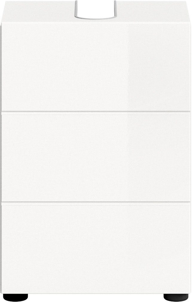 welltime Wastafelonderkast BIEL, TOPSELLER!, breedte 38 cm, 1 deur, 1 bodem, met siphonaansluiting (1 stuk)