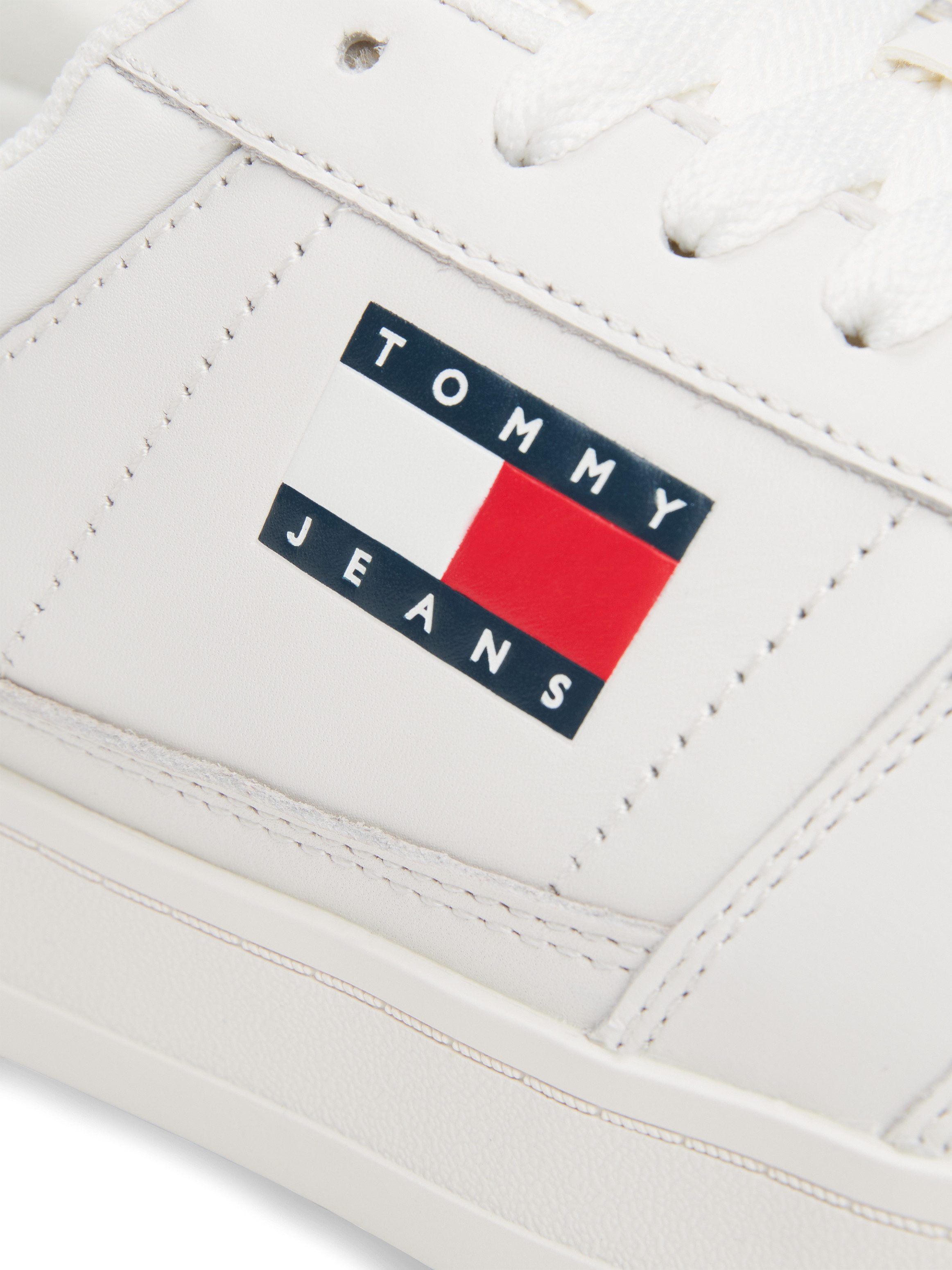 TOMMY JEANS Sneakers TJM THE GREENWICH NEW ESS , vrijetijdsschoen, lage schoen, veterschoen in basket-style