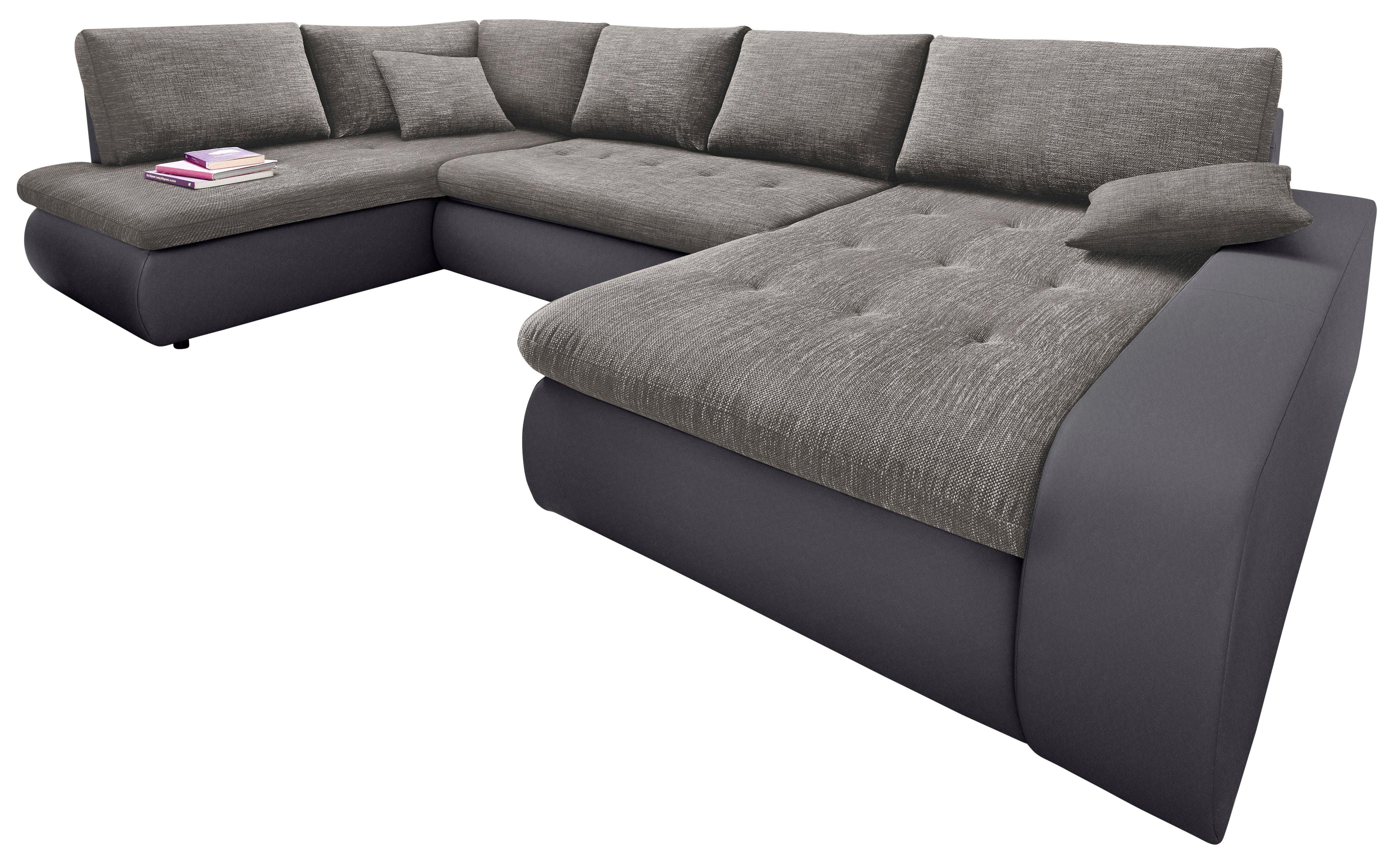 TRENDMANUFAKTUR Zithoek Indie, geweldig zitcomfort, uitgebreide detailafwerking, U-vorm