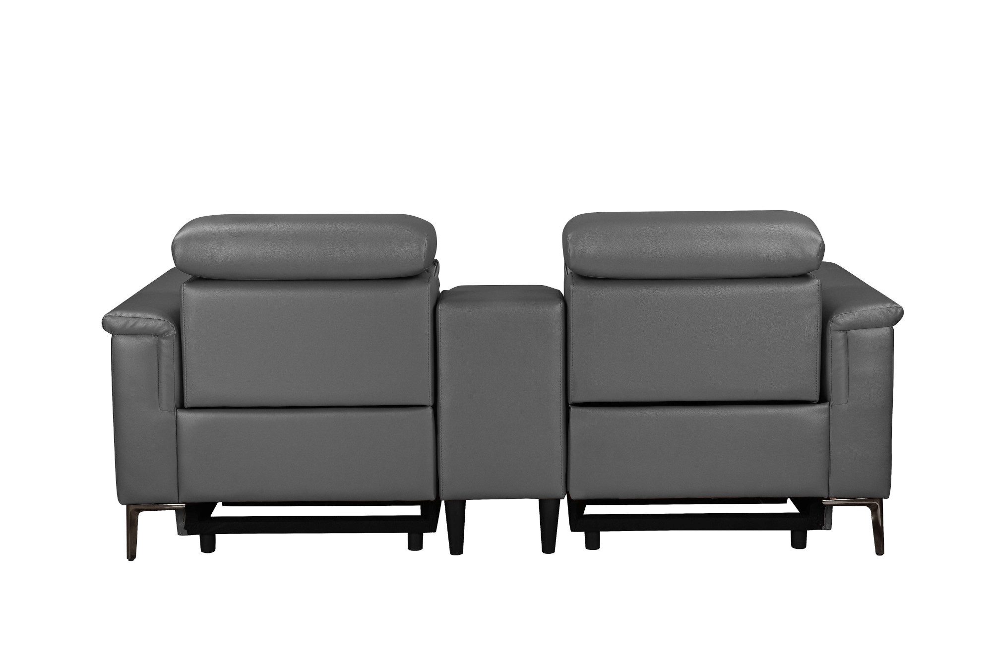 Places of Style 2-zitsbank Lund, 2-zits bioscoopbank, tv-fauteuil, multimedia-sofa, USB-A met elektrische of handmatige relaxfunctie, bekerhouder en opbergruimte