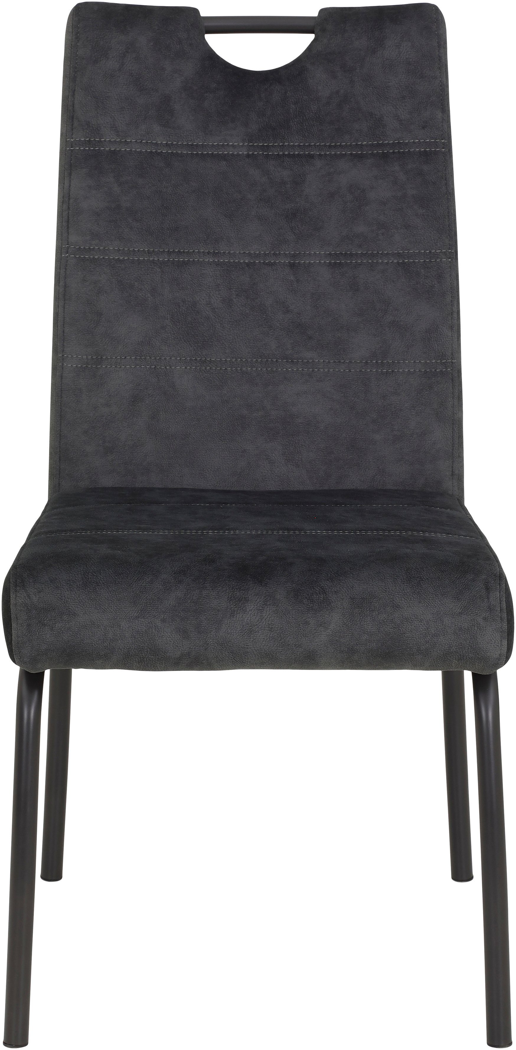 HELA Stoel met 4 poten Evelyn Comfortzitting met veren (set)
