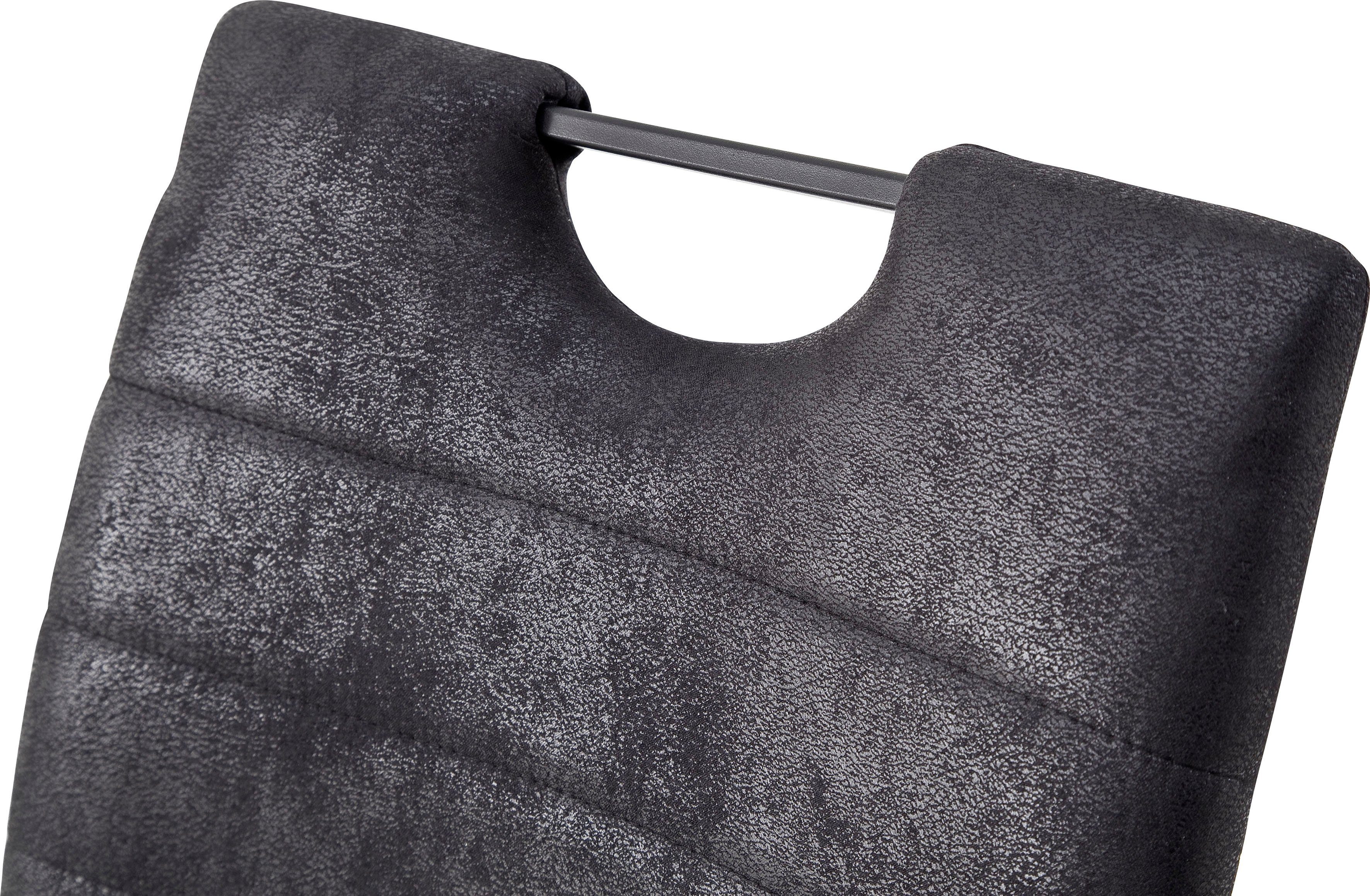 MCA furniture Eetkamerstoel Bilbao met bekleding in vintage-look, belastbaar tot 120 kg (set, 4 stuks)