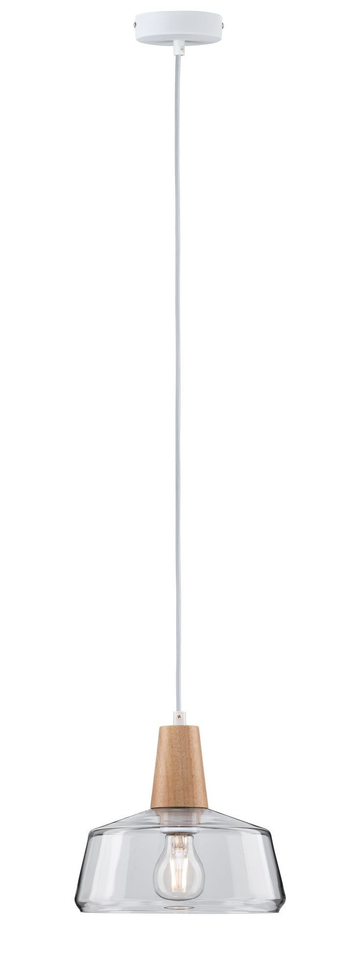 Paulmann Hanglamp Neordic Yva max. 1x20W 230V Glas/Hout (1 stuk)