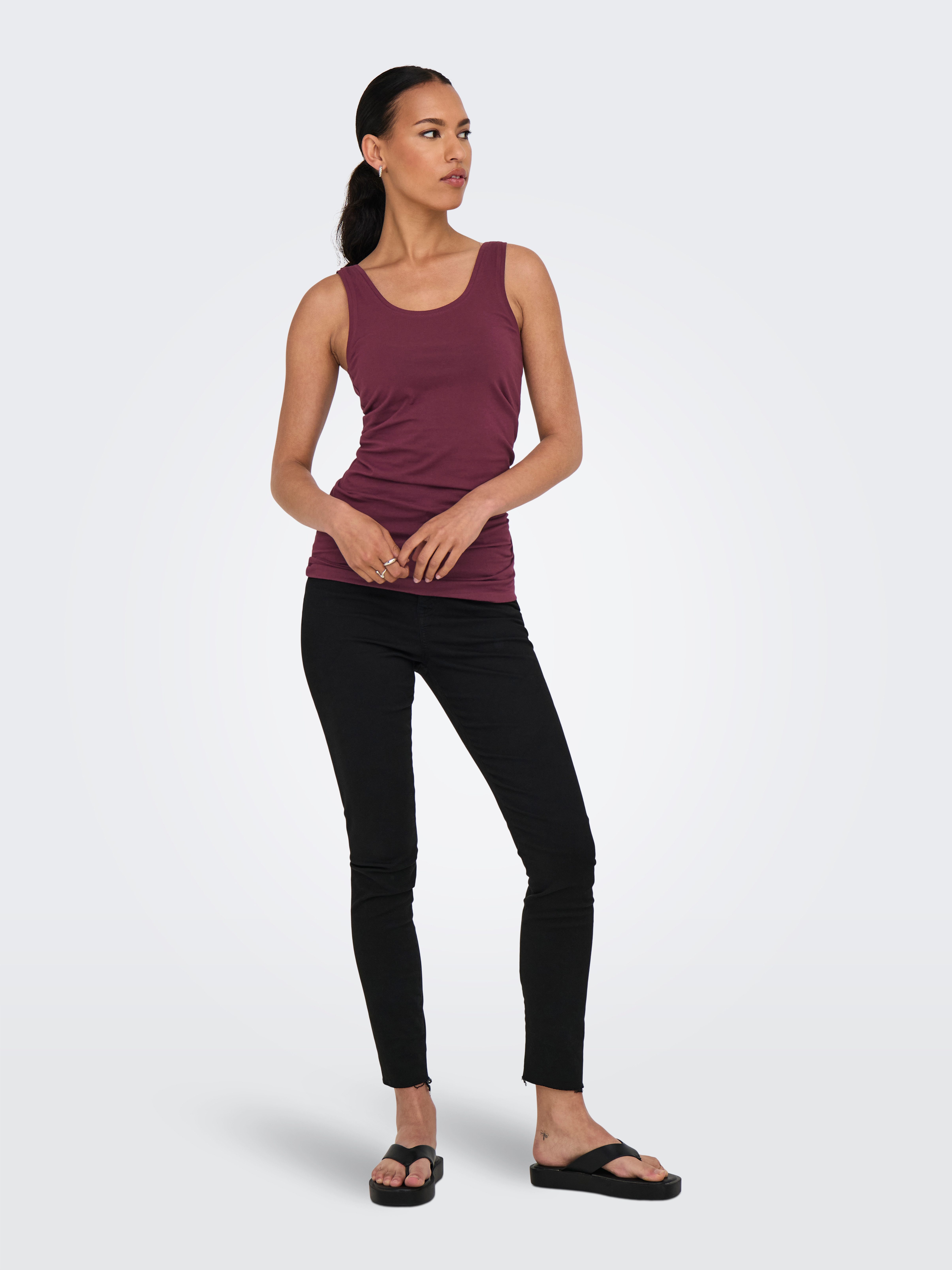 Only Tanktop ONLLIVE LOVE NEW LONG TT 2PACK NOOS (2-delig, Set van 2)