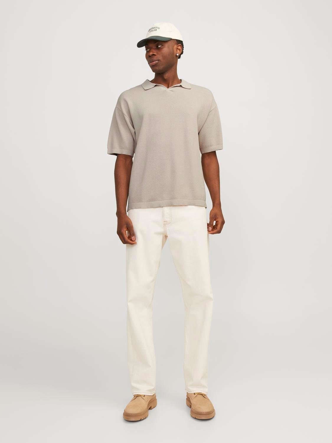 Jack & Jones Poloshirt JORLINEN BLEND KNIT SS POLO SN