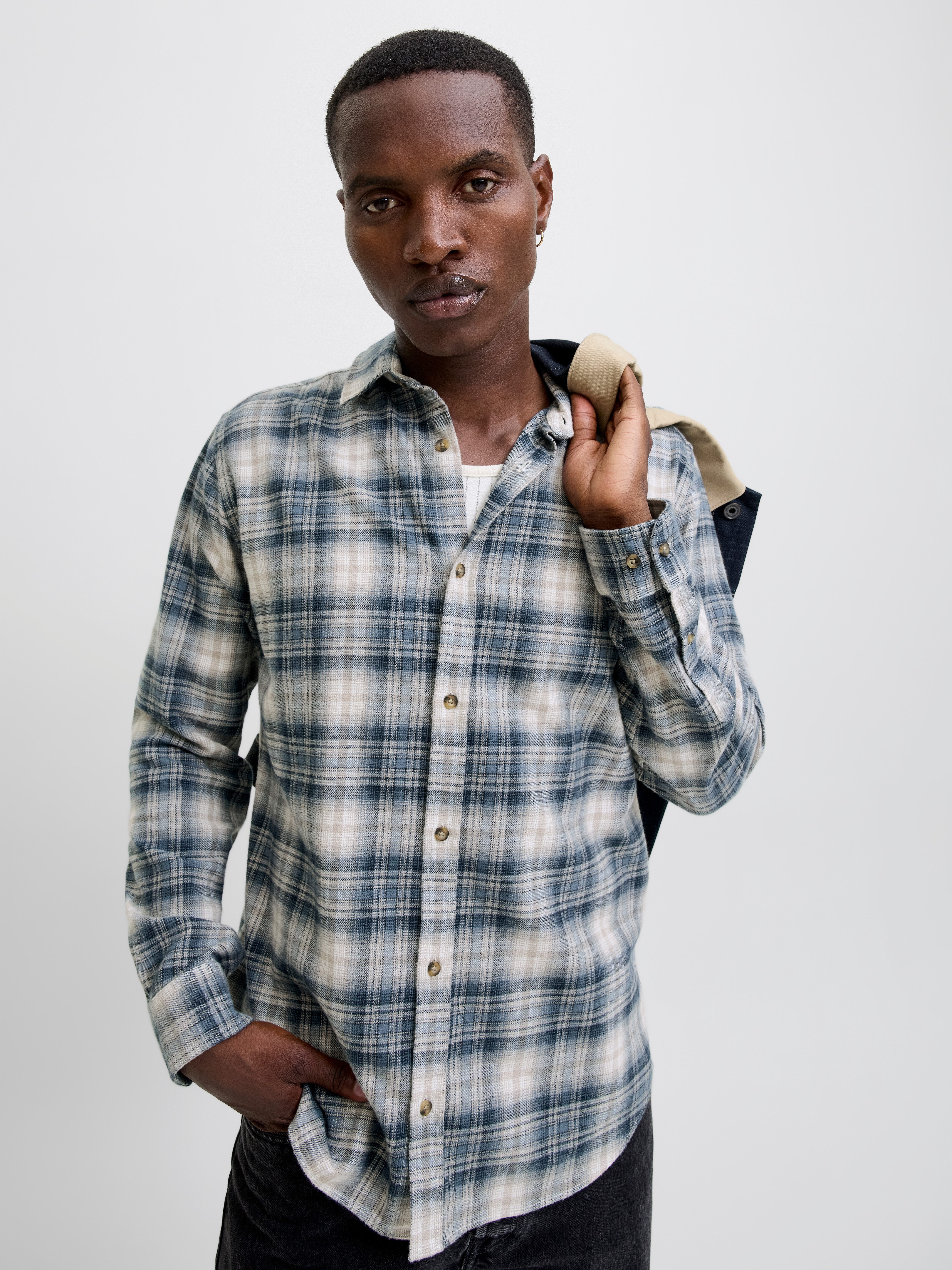 Jack & Jones Overhemd met lange mouwen JJJOSHUA CHECK SHIRT LS