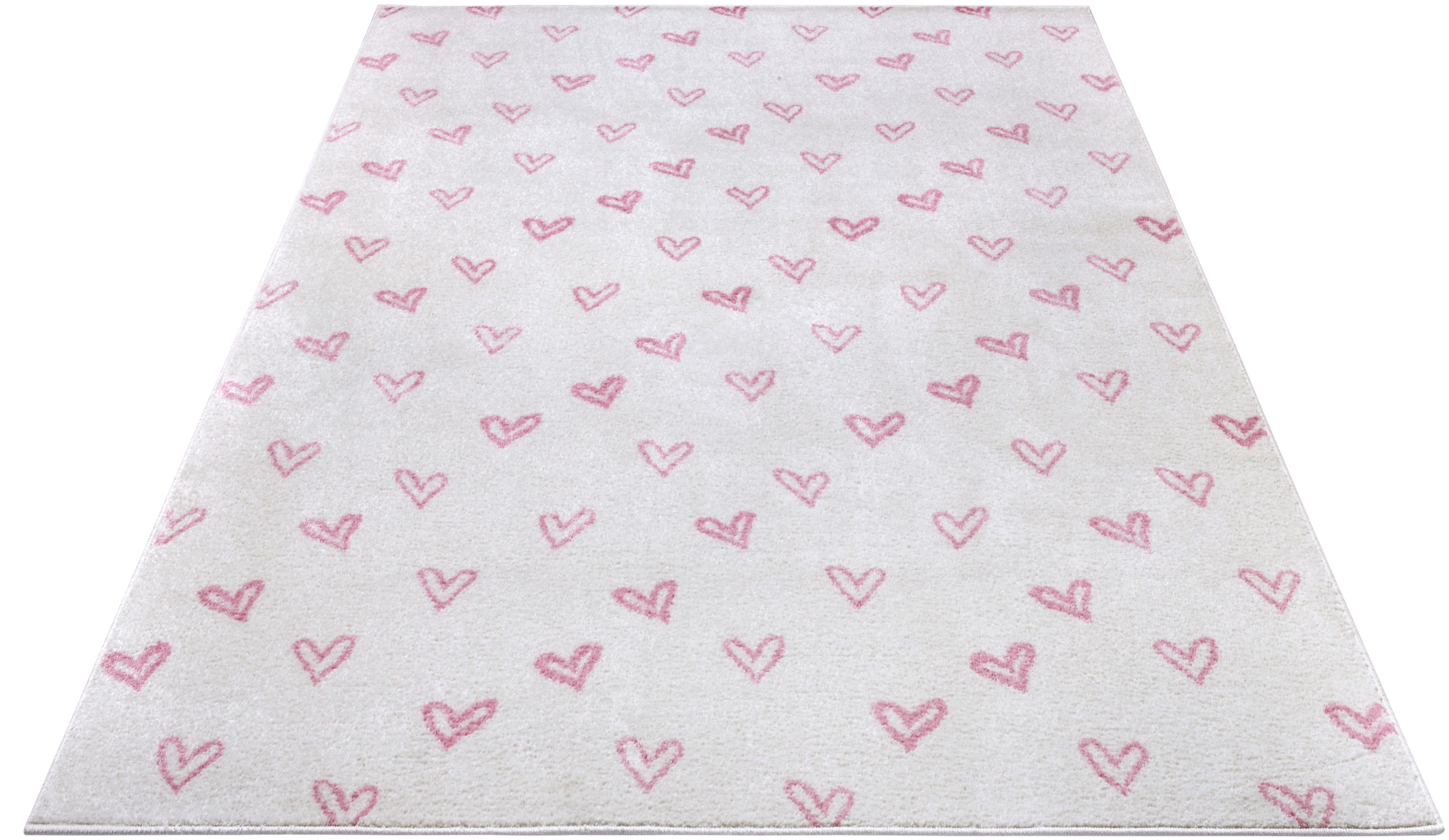HANSE Home Kindervloerkleed Adventures Hearts Speeltapijt, stevig, kinderkamer, kortpolig, speelondergrond