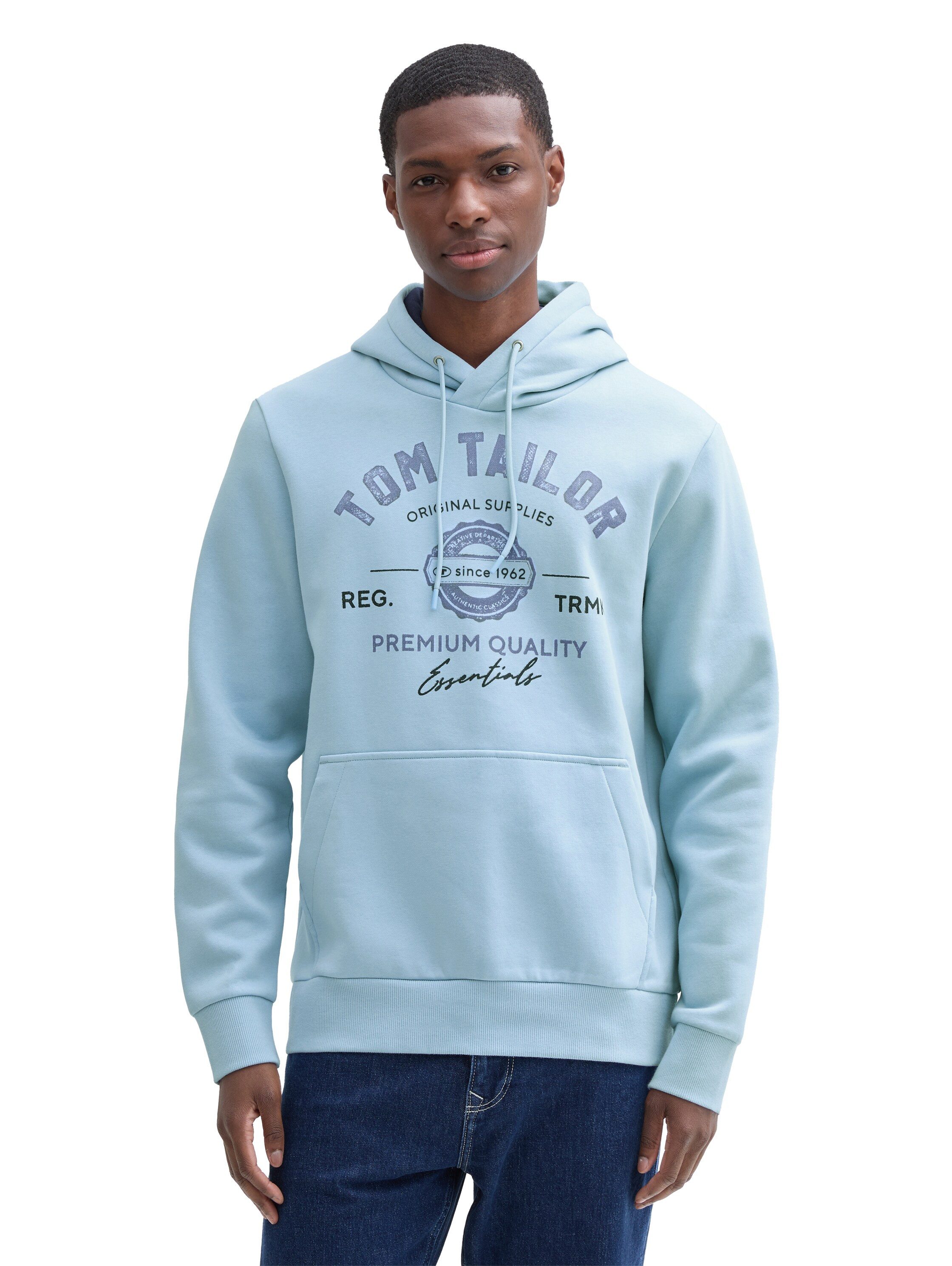 Tom Tailor Hoodie met een capuchon heren hoodies maat L blauw