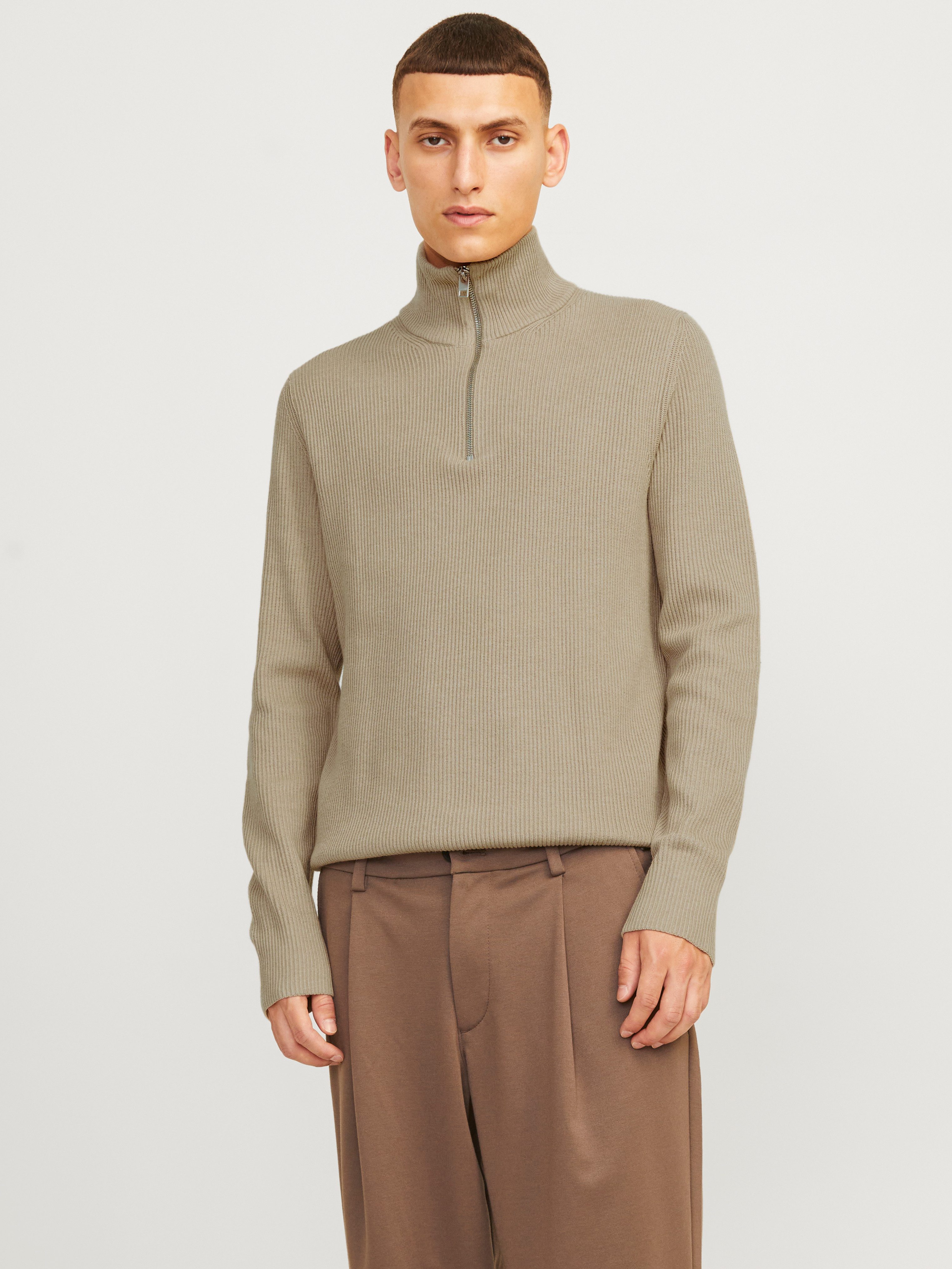 Jack & jones Gebreide pullover met schipperskraag model 'PERFECT'