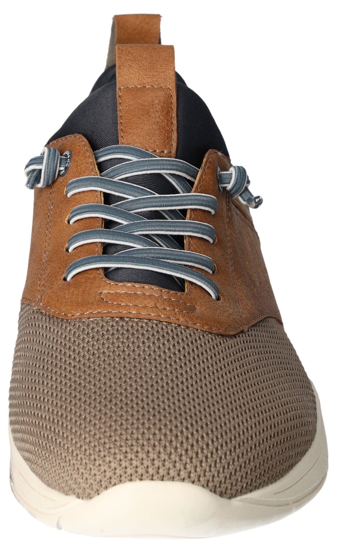 Mustang Shoes Slip-on sneakers met mustang merketiket, vrijetijdsschoen, lage schoen, instapschoen