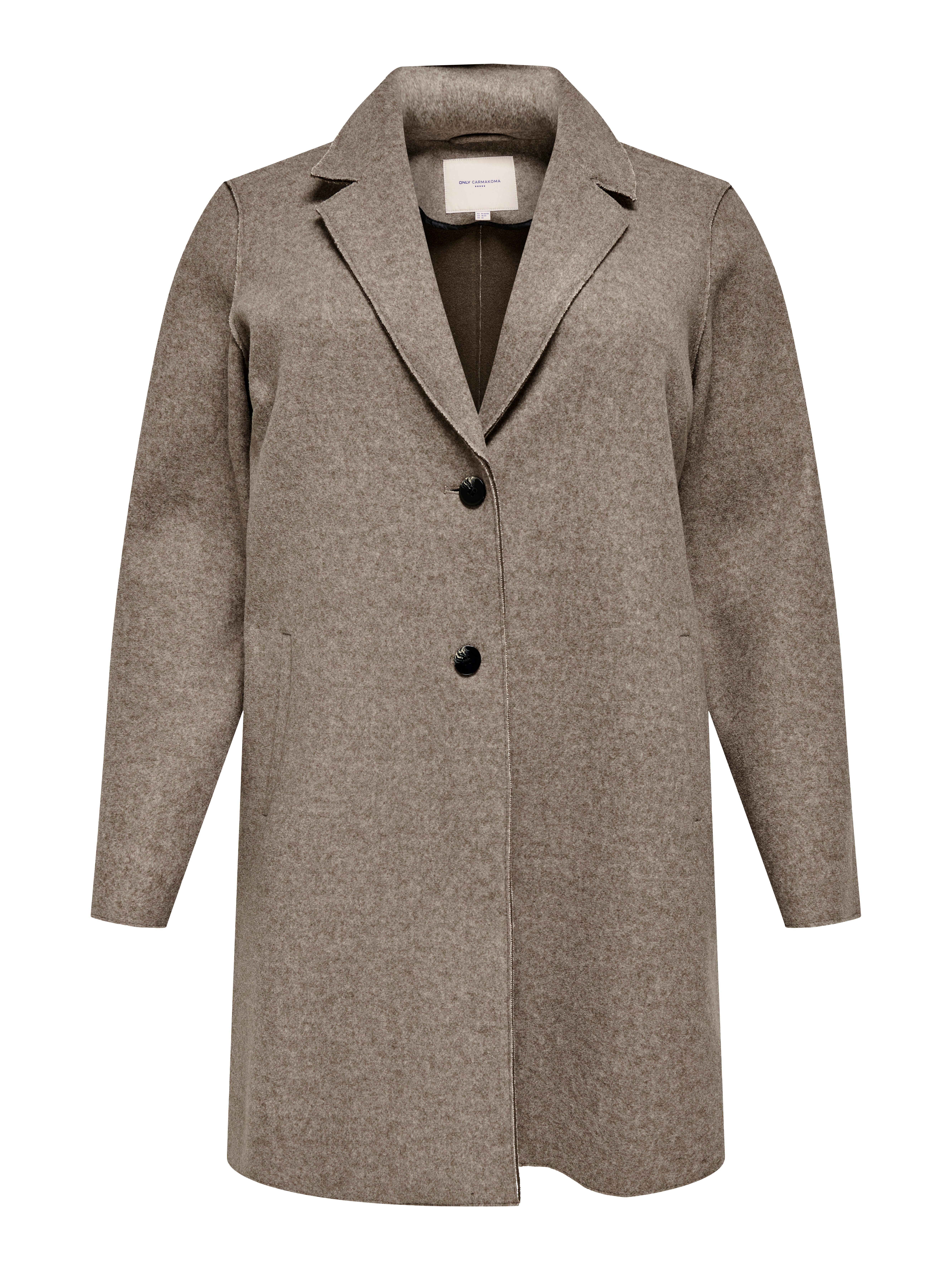ONLY CARMAKOMA Korte jas CARNEW CARRIE BONDED COAT CC OTW