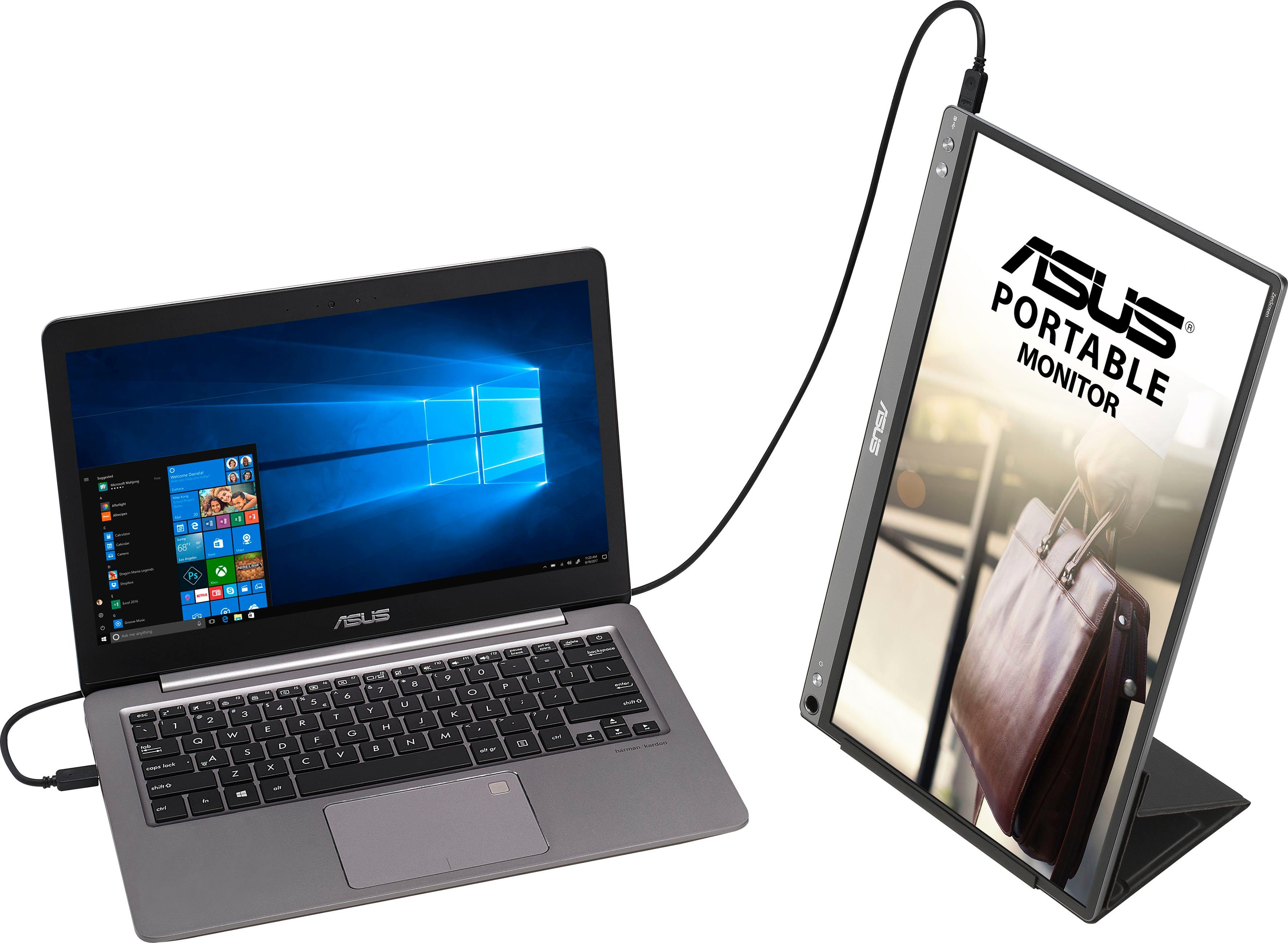 Asus Losse monitor MB16ACE, 40 cm / 16", Full HD