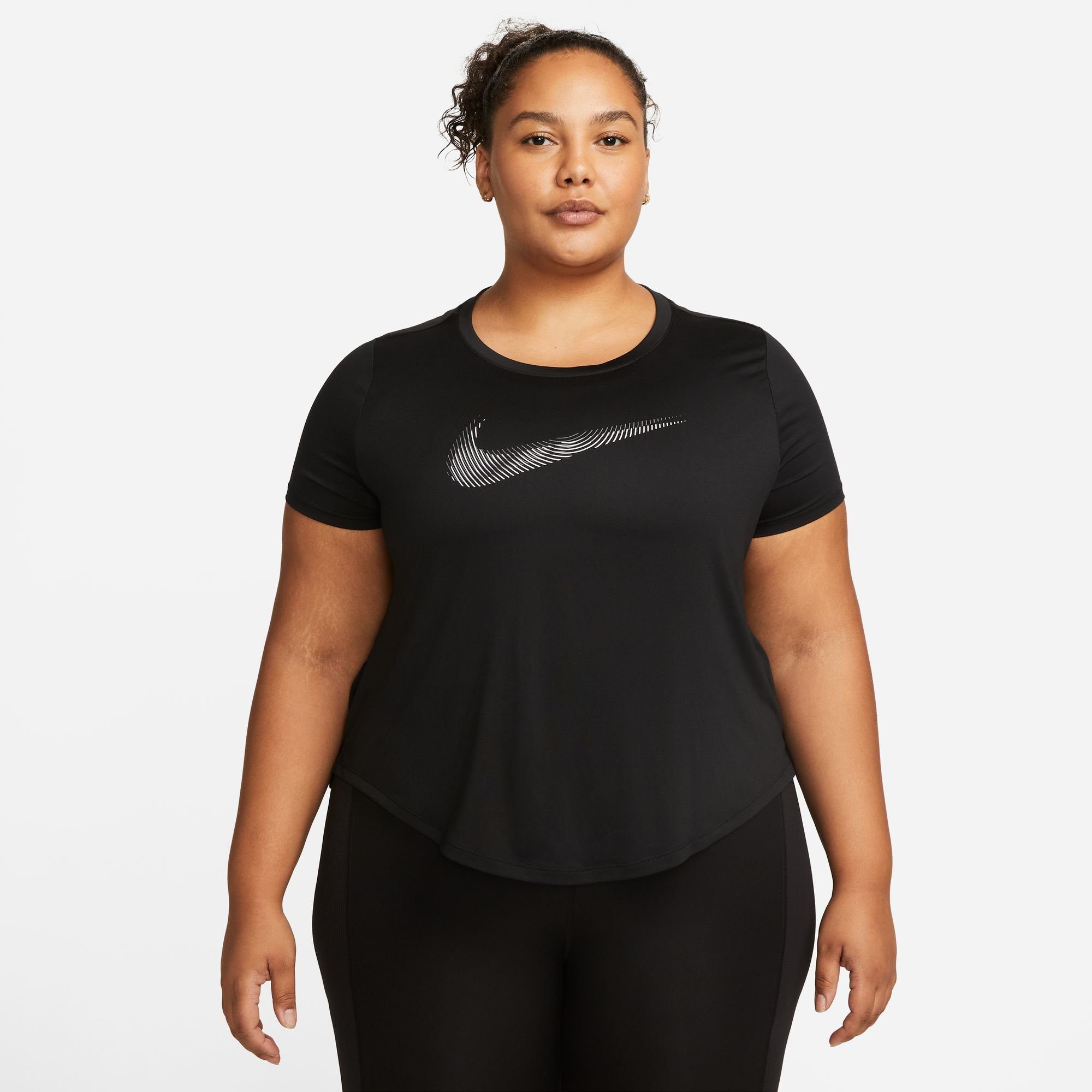 Nike Runningshirt W NK DF SWOOSH HBR SS TOP