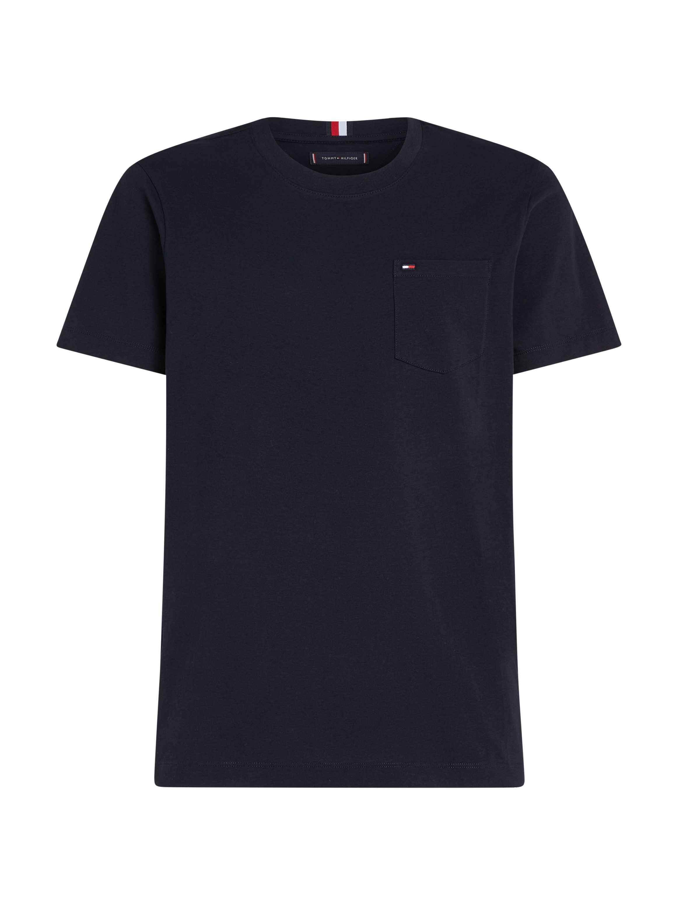 Tommy Hilfiger T-shirt BT-POCKET TEE-B Grote maten met borstzak