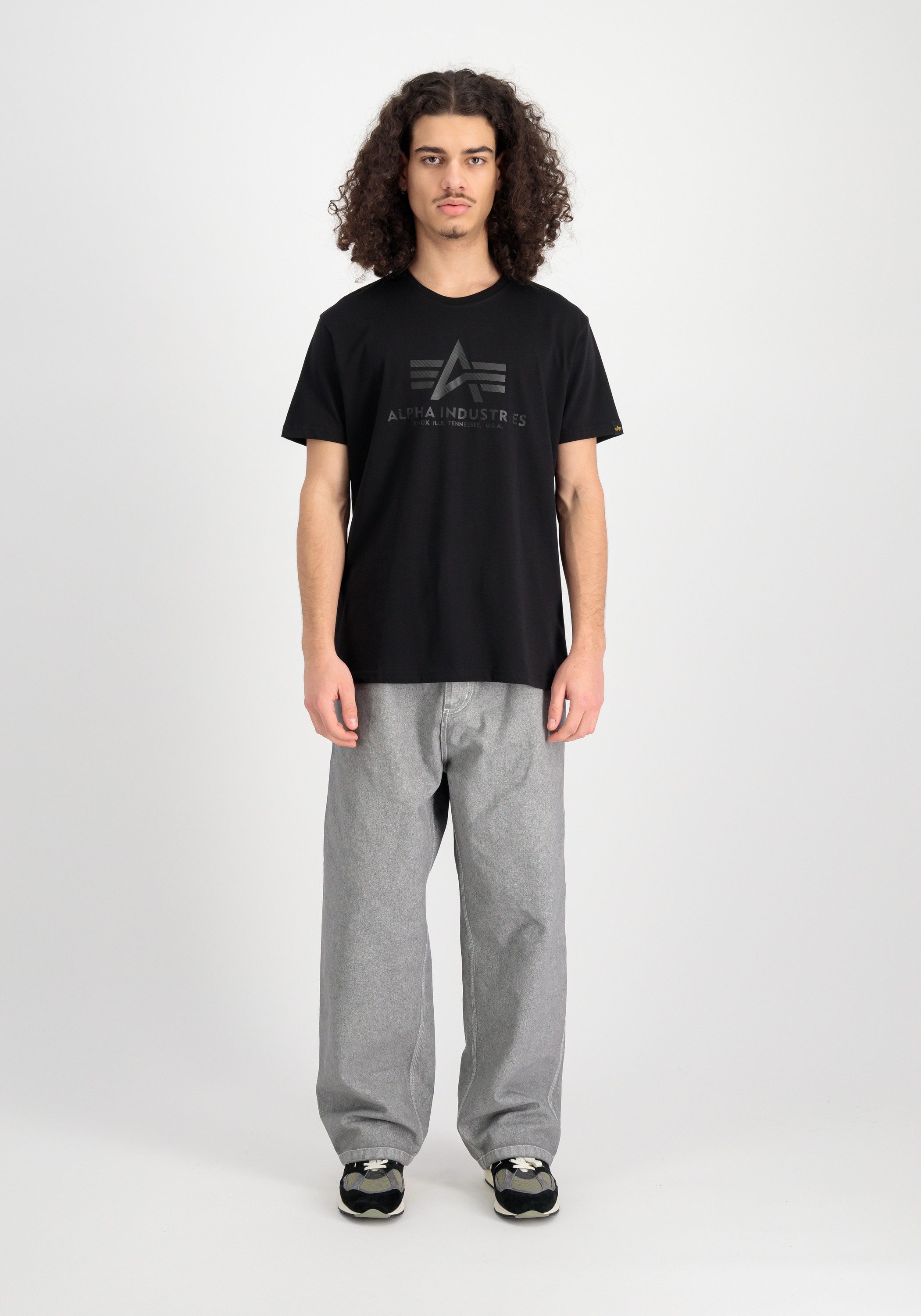 Alpha Industries T-shirt ALPHA INDUSTRIES Men - T-Shirts Basic T Carbon