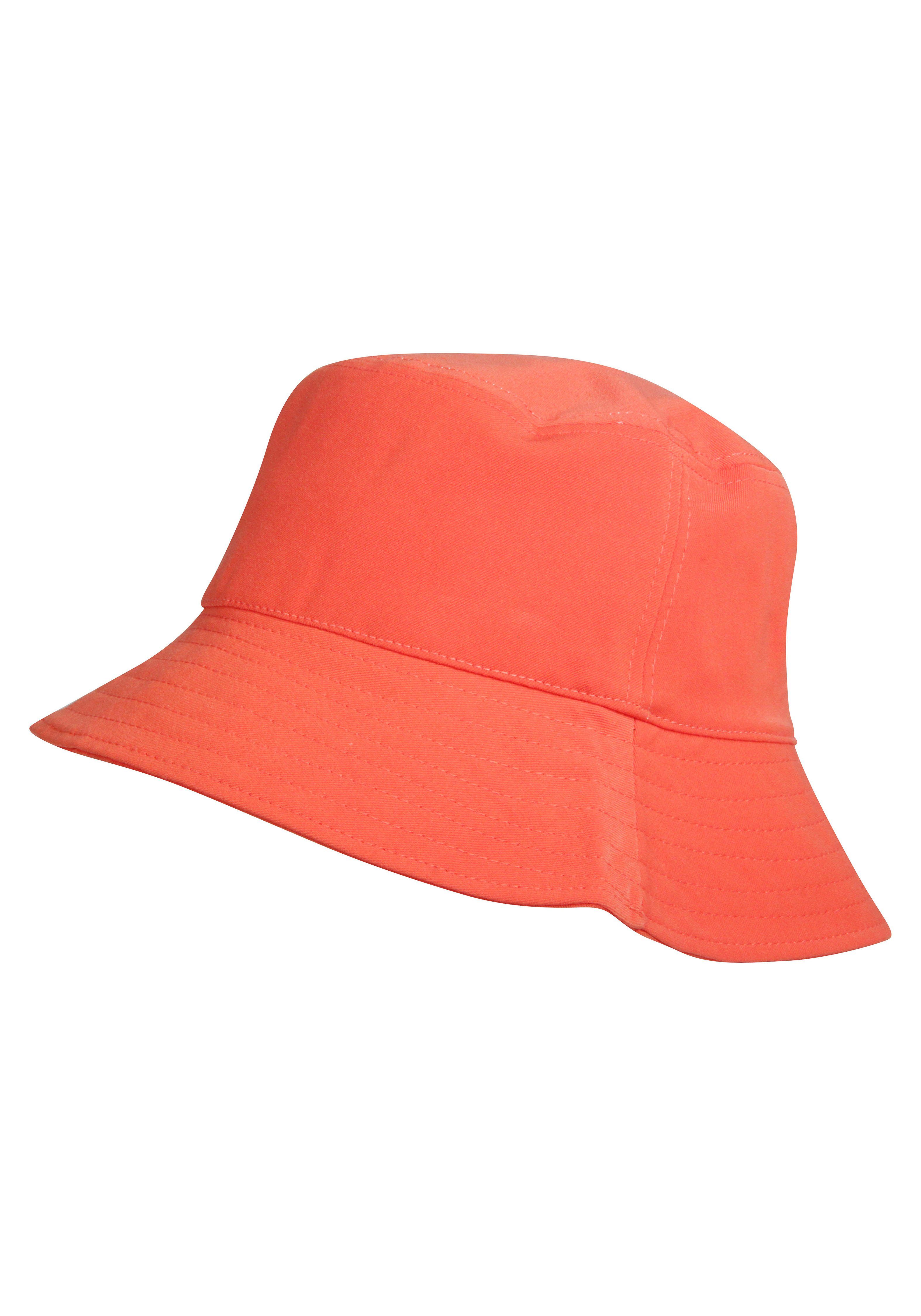 Capelli New York Vissershoed met zachte binnenvoering unisex hoeden oranje