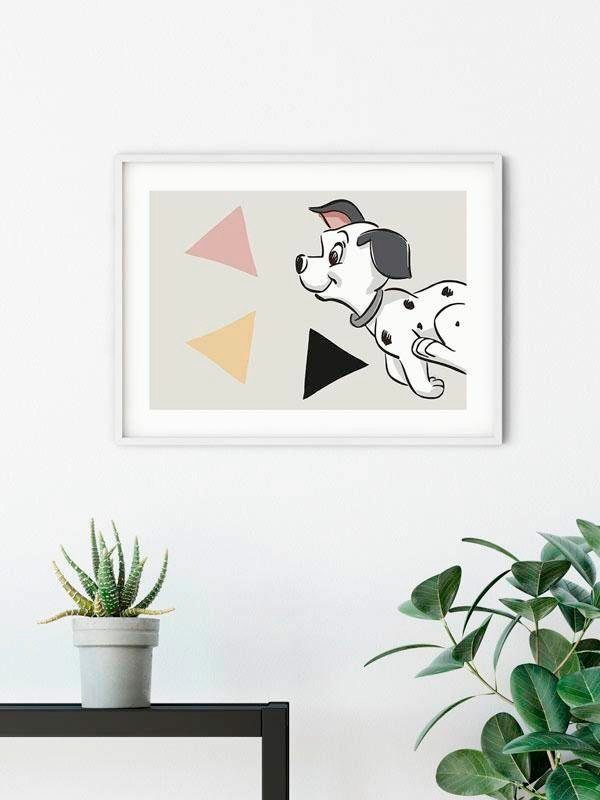 Komar Wanddecoratie 101 dalmatiër Angles Landscape Wanddecoratie voor de kinderkamer - zonder lijst (1 stuk)