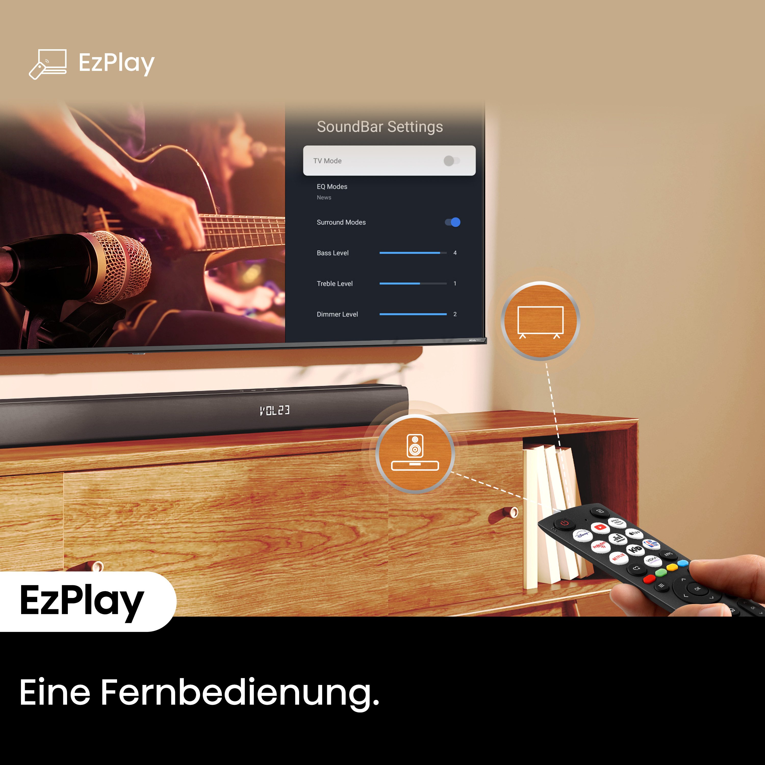 Hisense 3-in-1 geluidssysteem HS3100 (1 stuk)