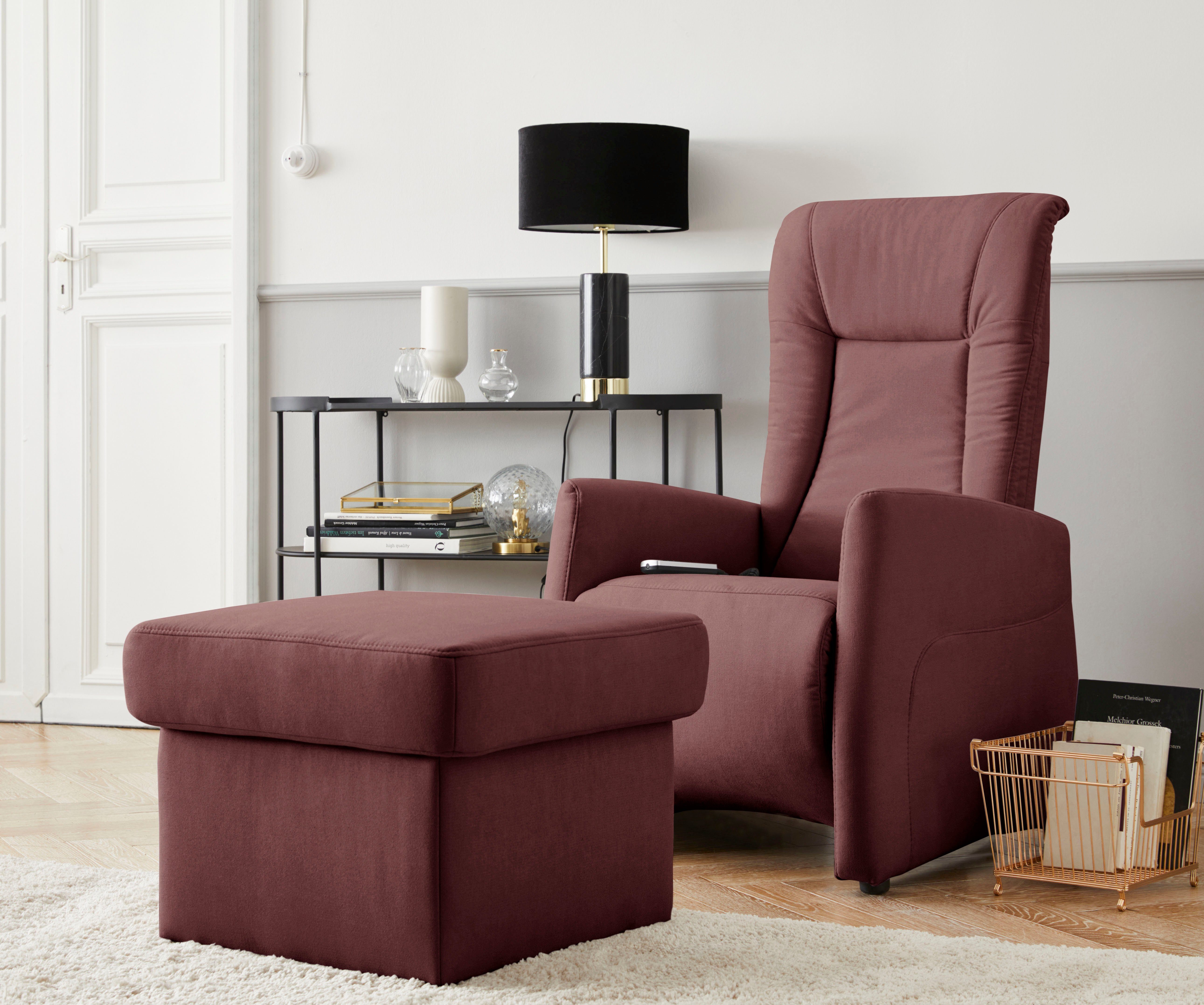 sit&more Relaxfauteuil MELISSA naar keuze elektrisch of handmatig verstelbaar, optioneel opstahulp