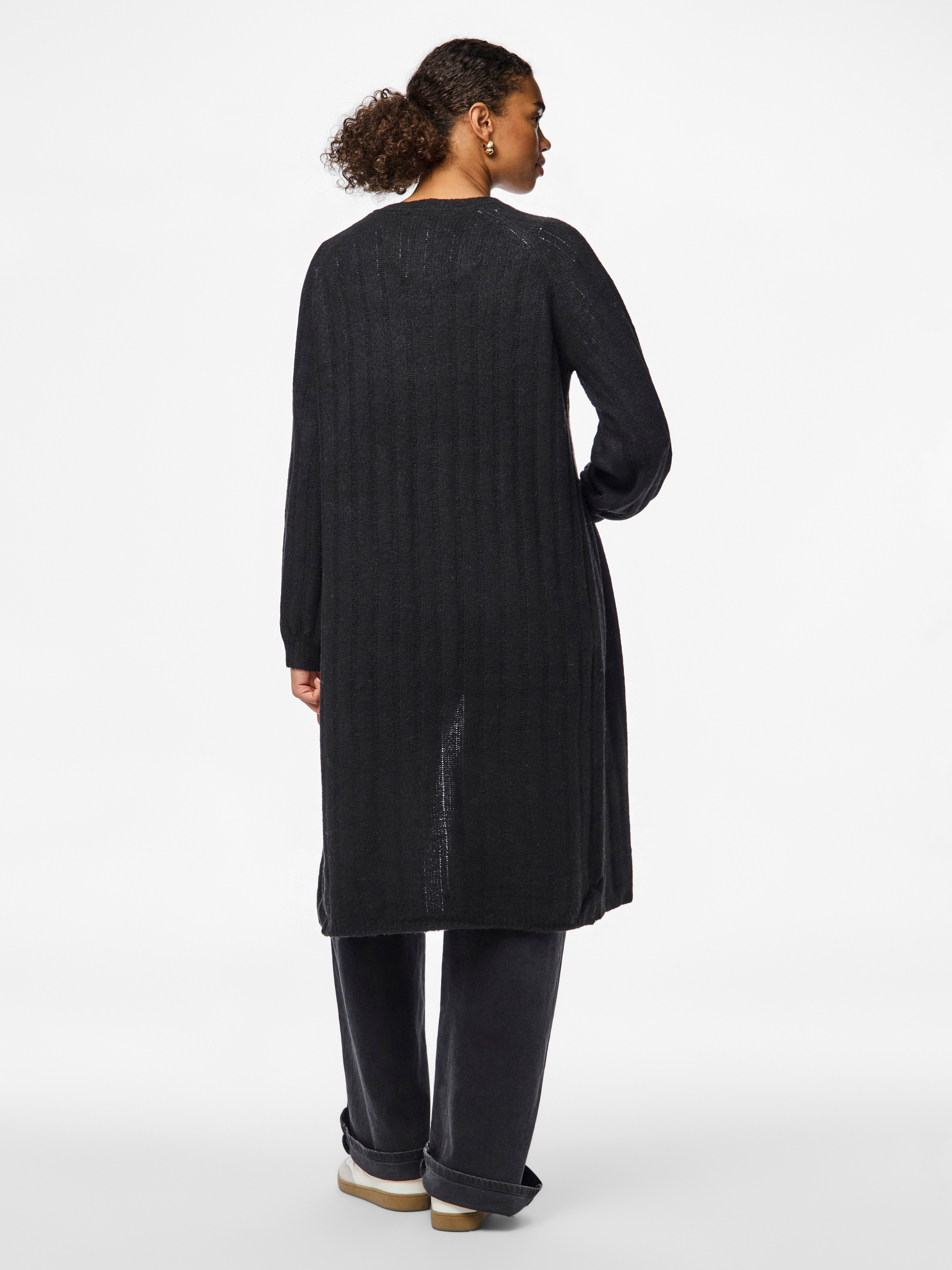 pieces Vest PCMAGGY LS LONG KNIT CARDIGAN NOOS BC