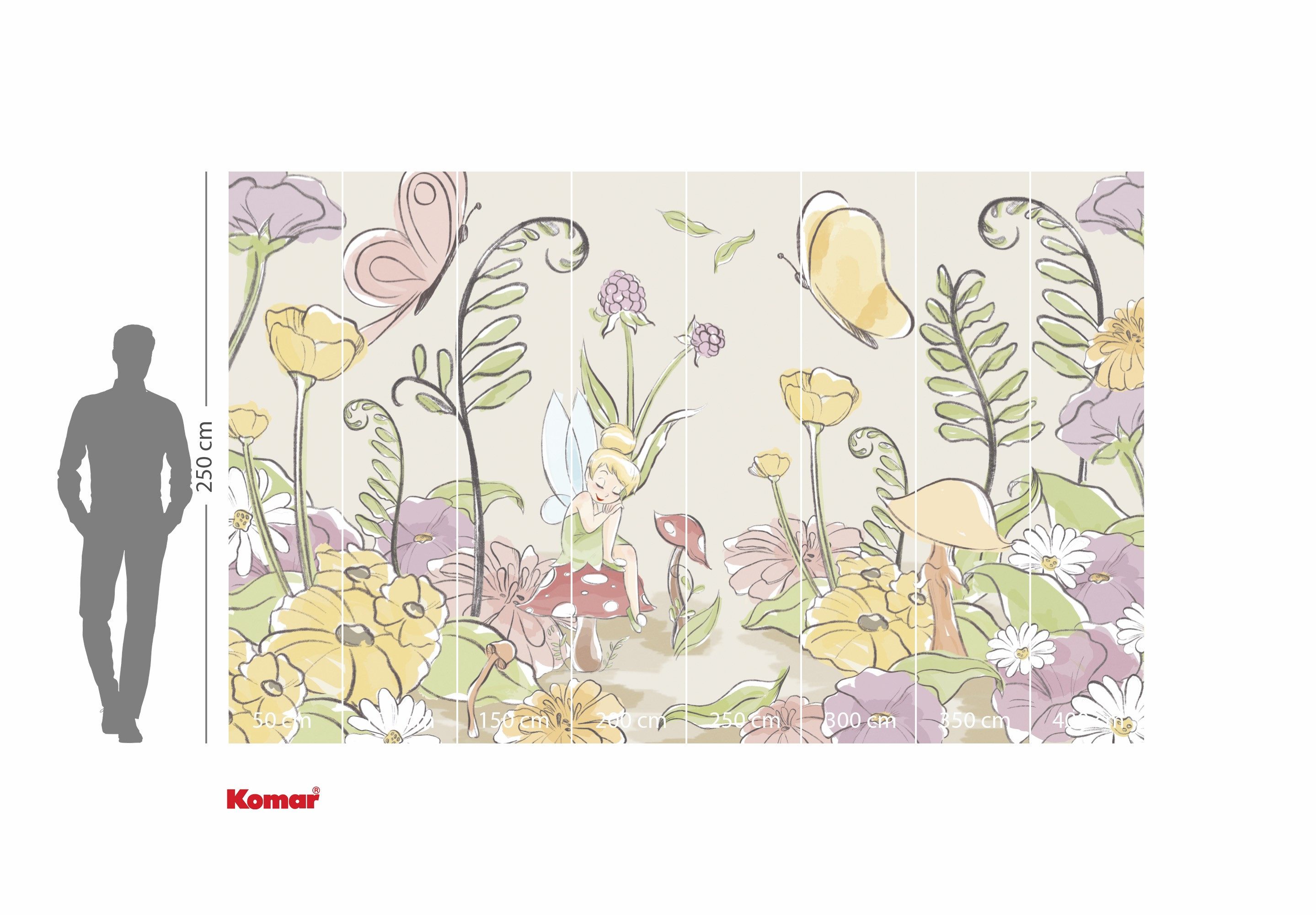 Komar Kinderbehang Disney Tinker Bell Infant (1 stuk)