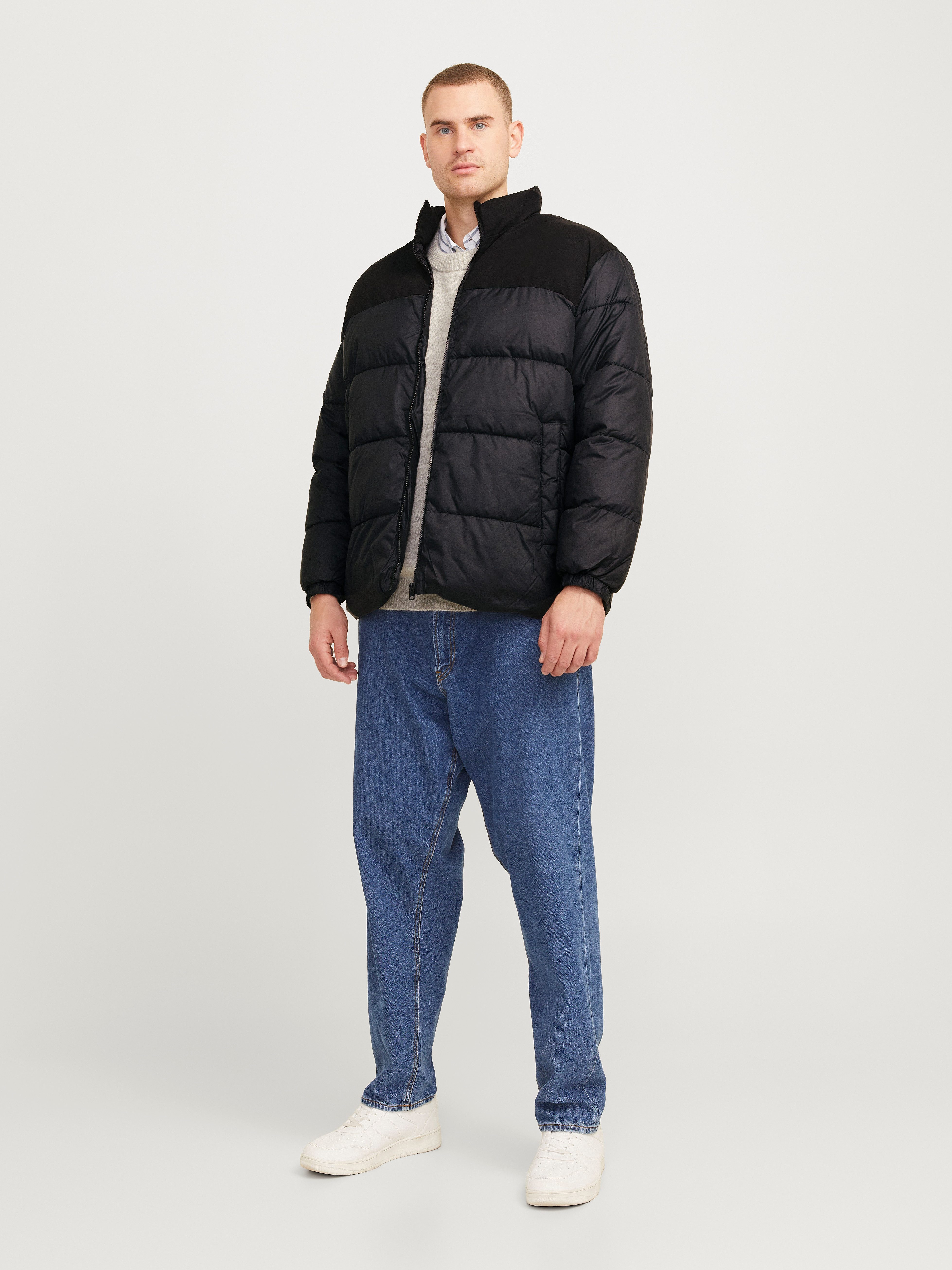 Jack & Jones PlusSize Gewatteerde jas JJMOON STAND COLLAR PUFFER PLS