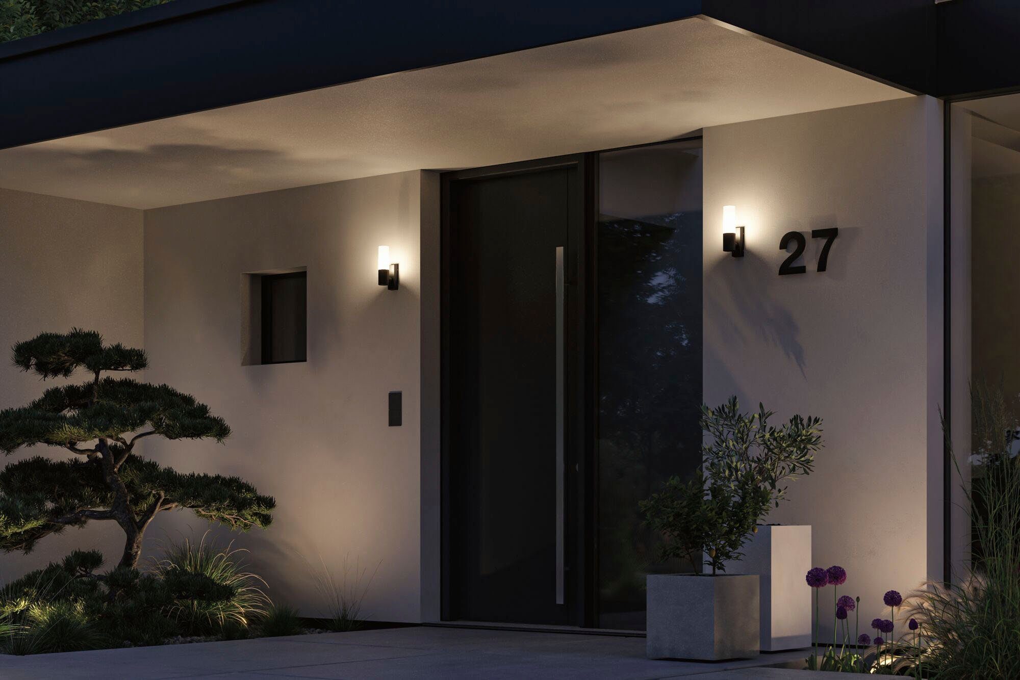 Paulmann Led-wandlamp voor buiten Buiten 230V Tralia E27 IP44 Antraciet (1 stuk)