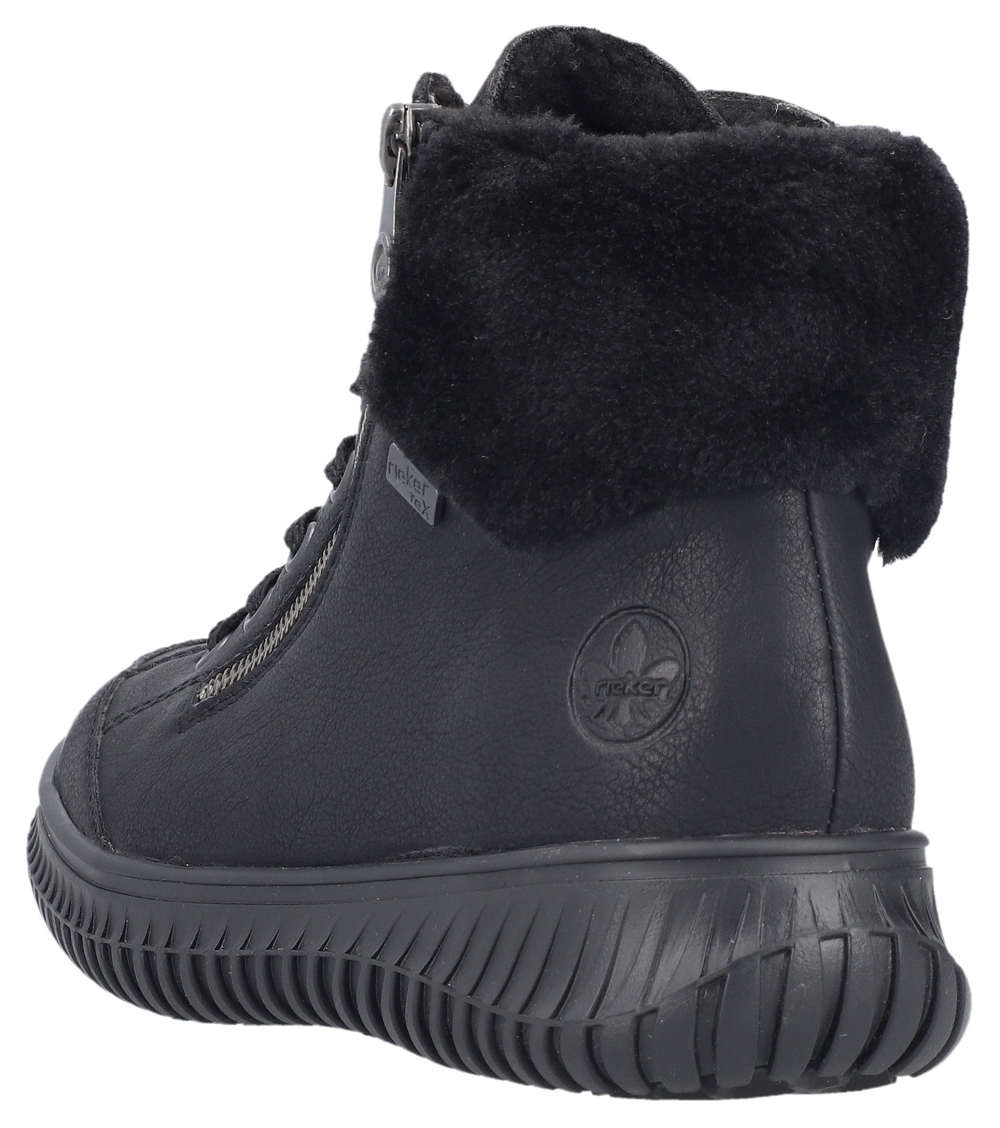 Rieker Winterlaarzen , veterschoenen, enkellaars met waterafstotende riekertex-membraan