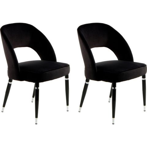 Home24 Gestoffeerde stoelen Courtney (2 stuk), Kayoom