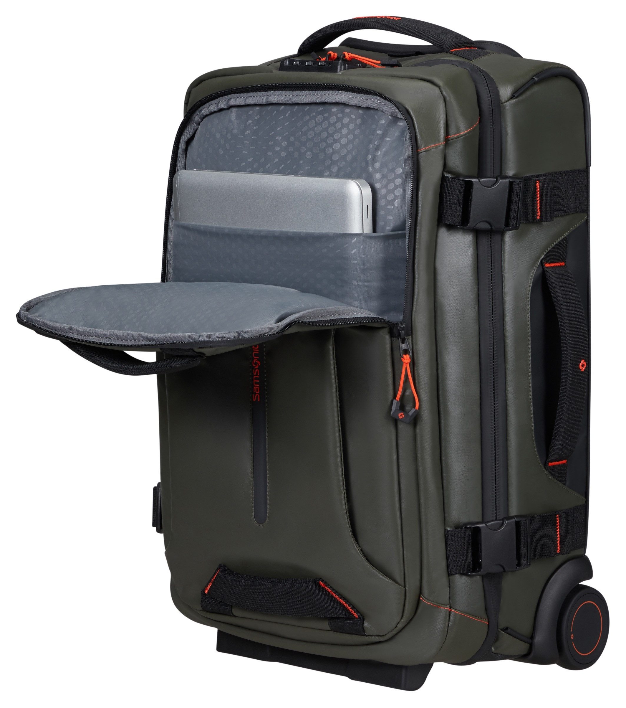 Samsonite Reistas ECODIVER DUFFLE WH 55 20 L 35CM DF Travelbag reistas zacht bagage met laptopvak