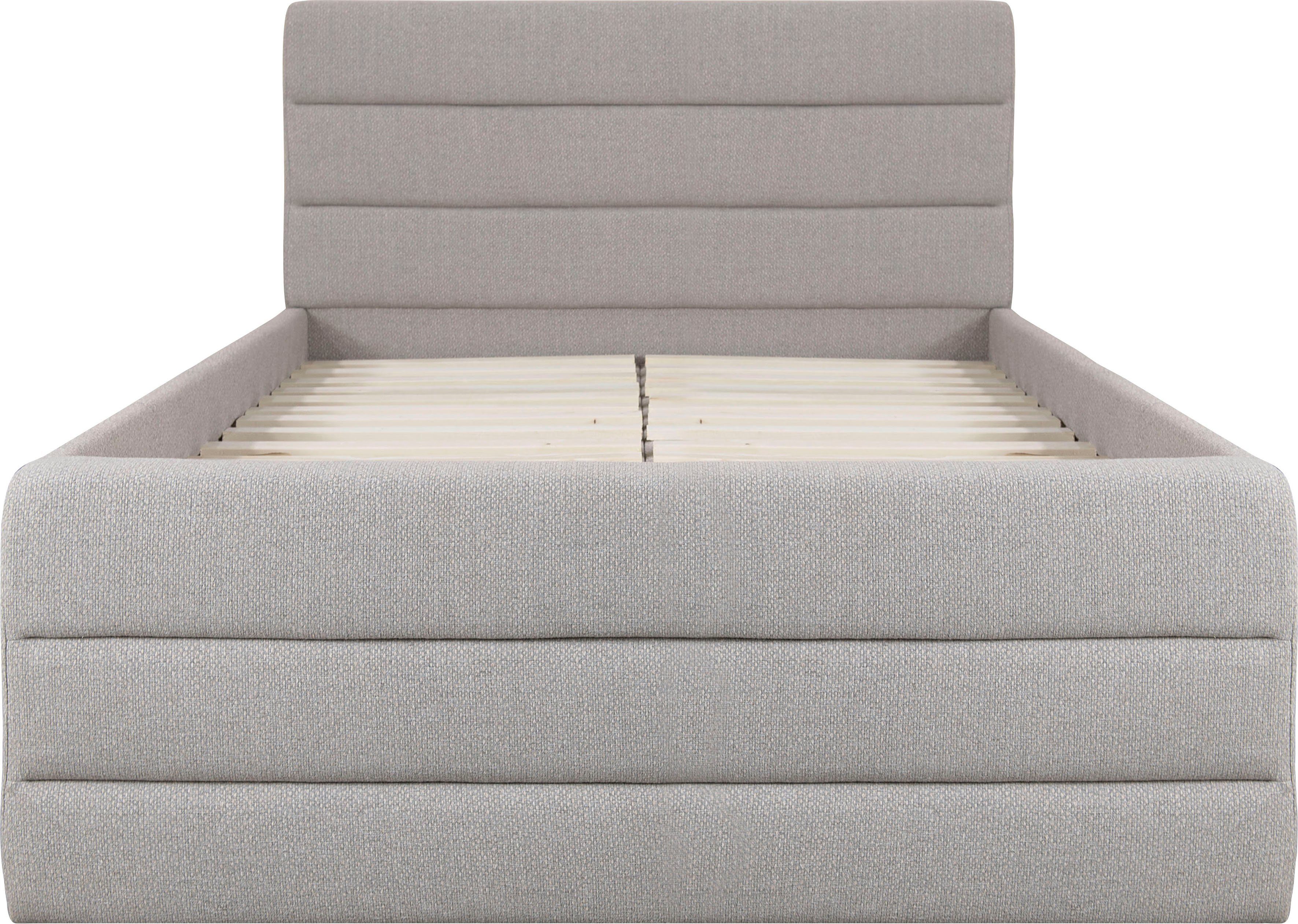 OTTO products Gestoffeerd bed Merrit Dwarsnaad in het hoofd- en voetbord, in 5 breedten, ook in 220 cm lang