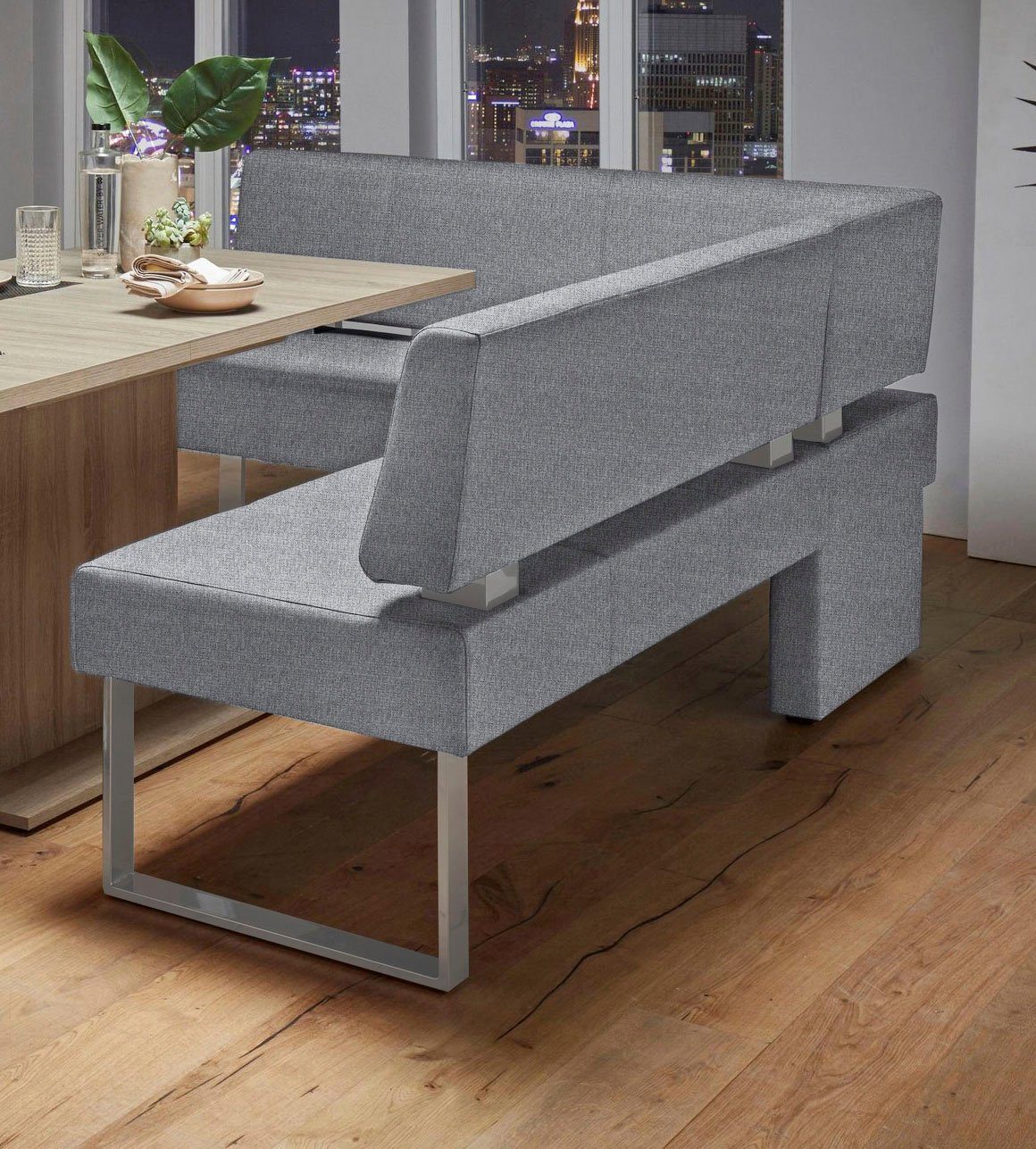Home affaire Hoekbank RAB in 2 breedten (180 of 200 cm), bekleding in verschillende kwaliteiten