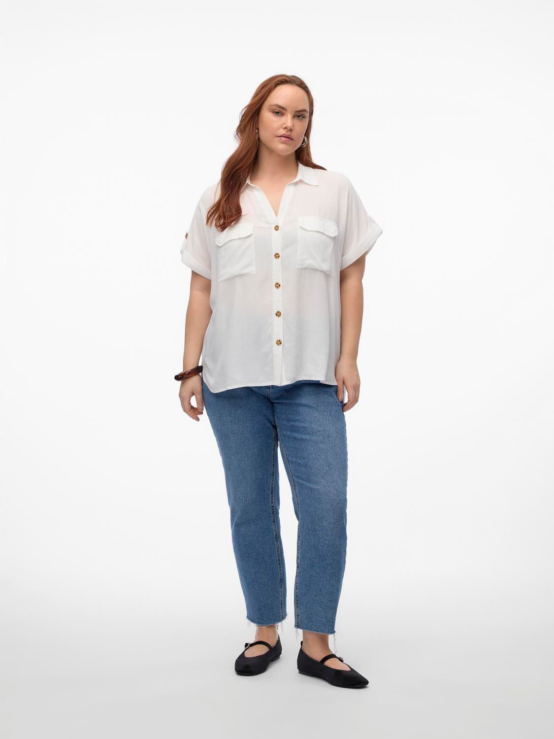 Vero Moda Curve Blouse met korte mouwen