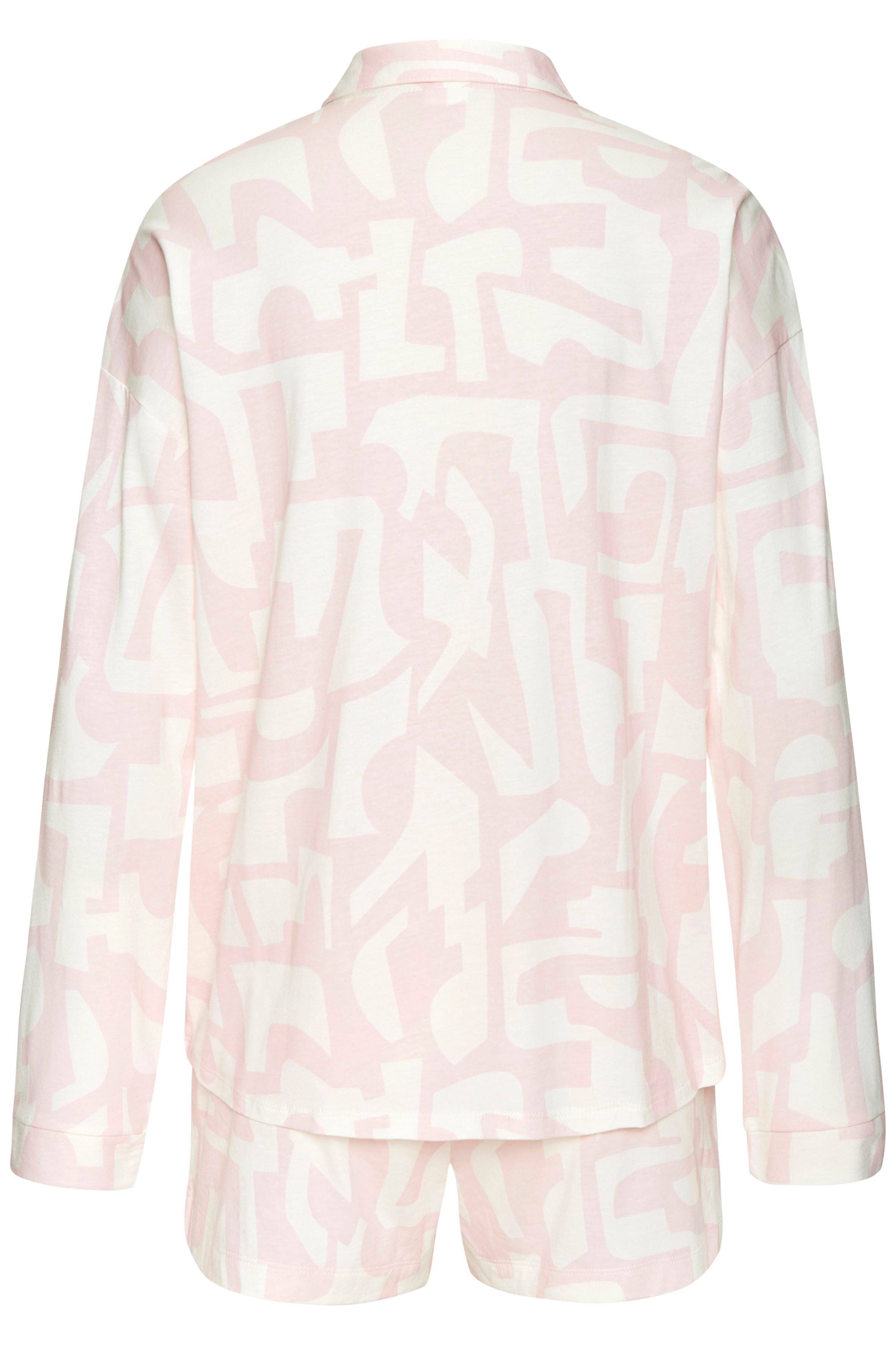 s.Oliver RED LABEL Beachwear Shortama met grafische print (2-delig)