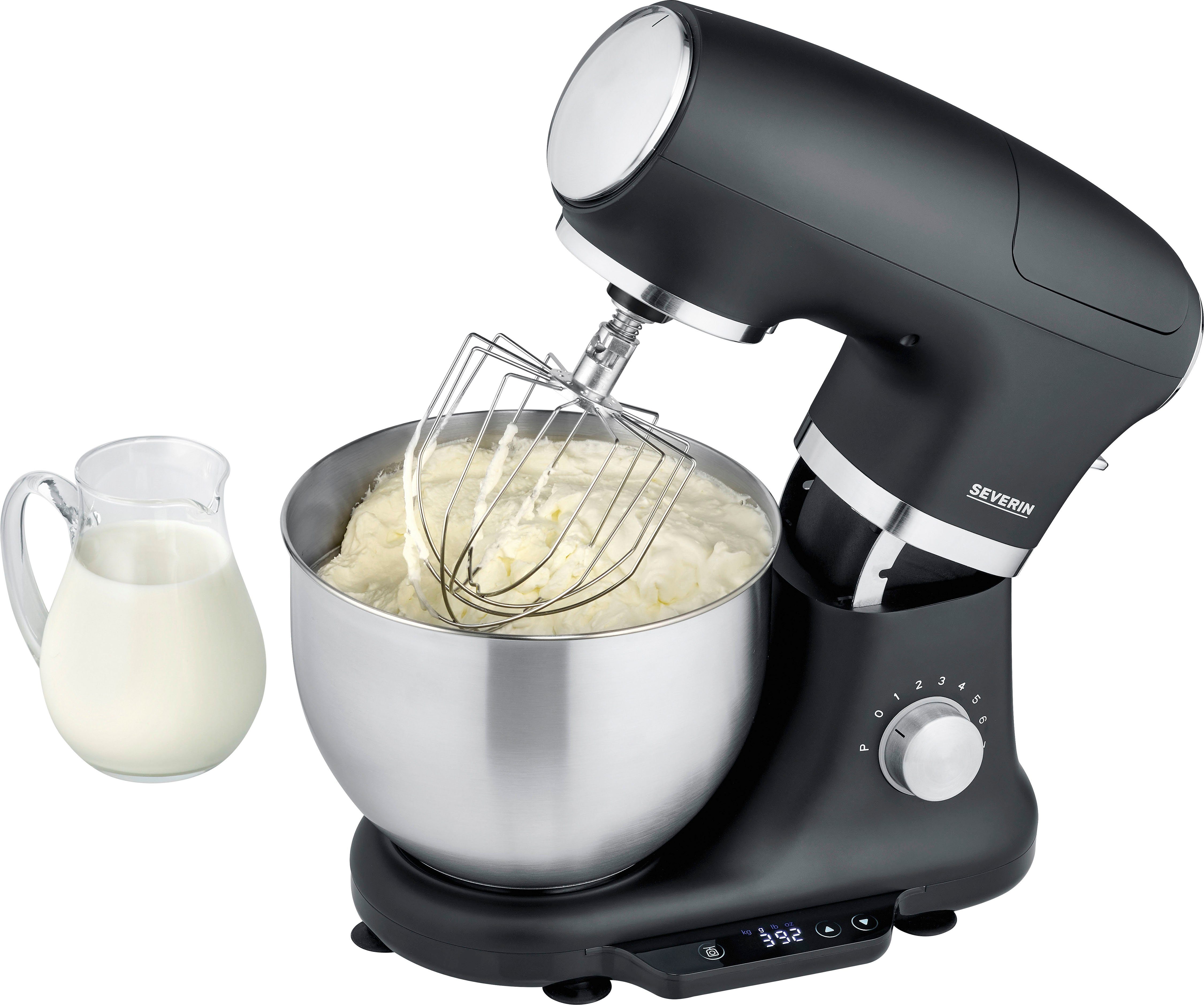 Severin Keukenmachine KM 3898 met geïntegreerde weegschaal