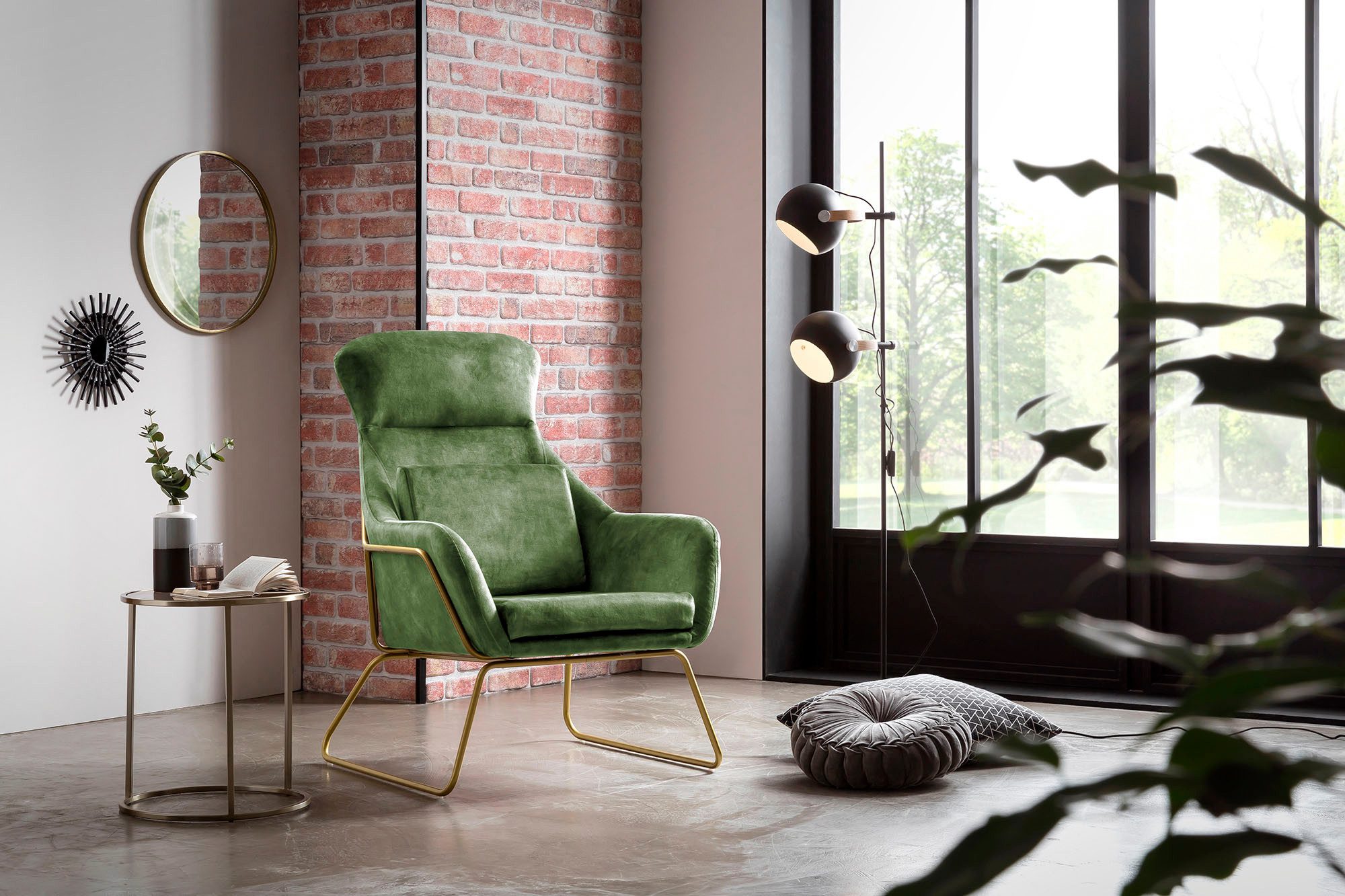 SalesFever Relaxfauteuil met rugkussens