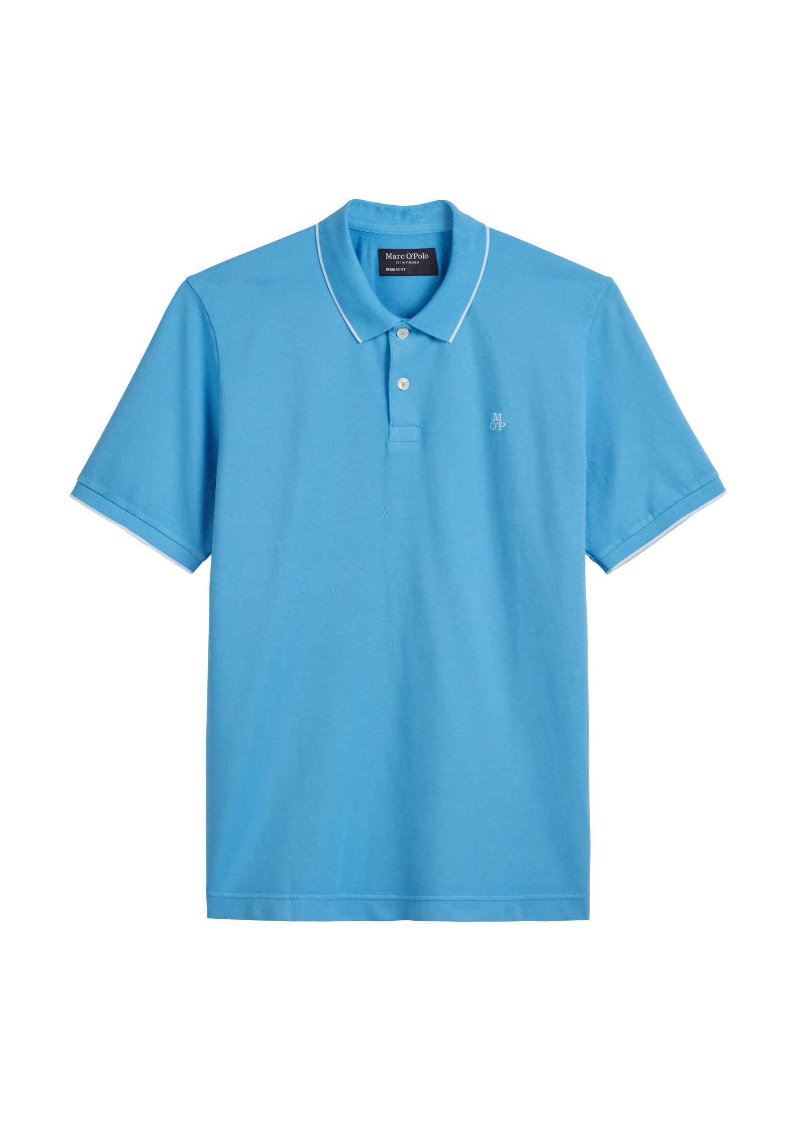 Marc O'Polo Poloshirt van piqué, regular fit, contrasterende details