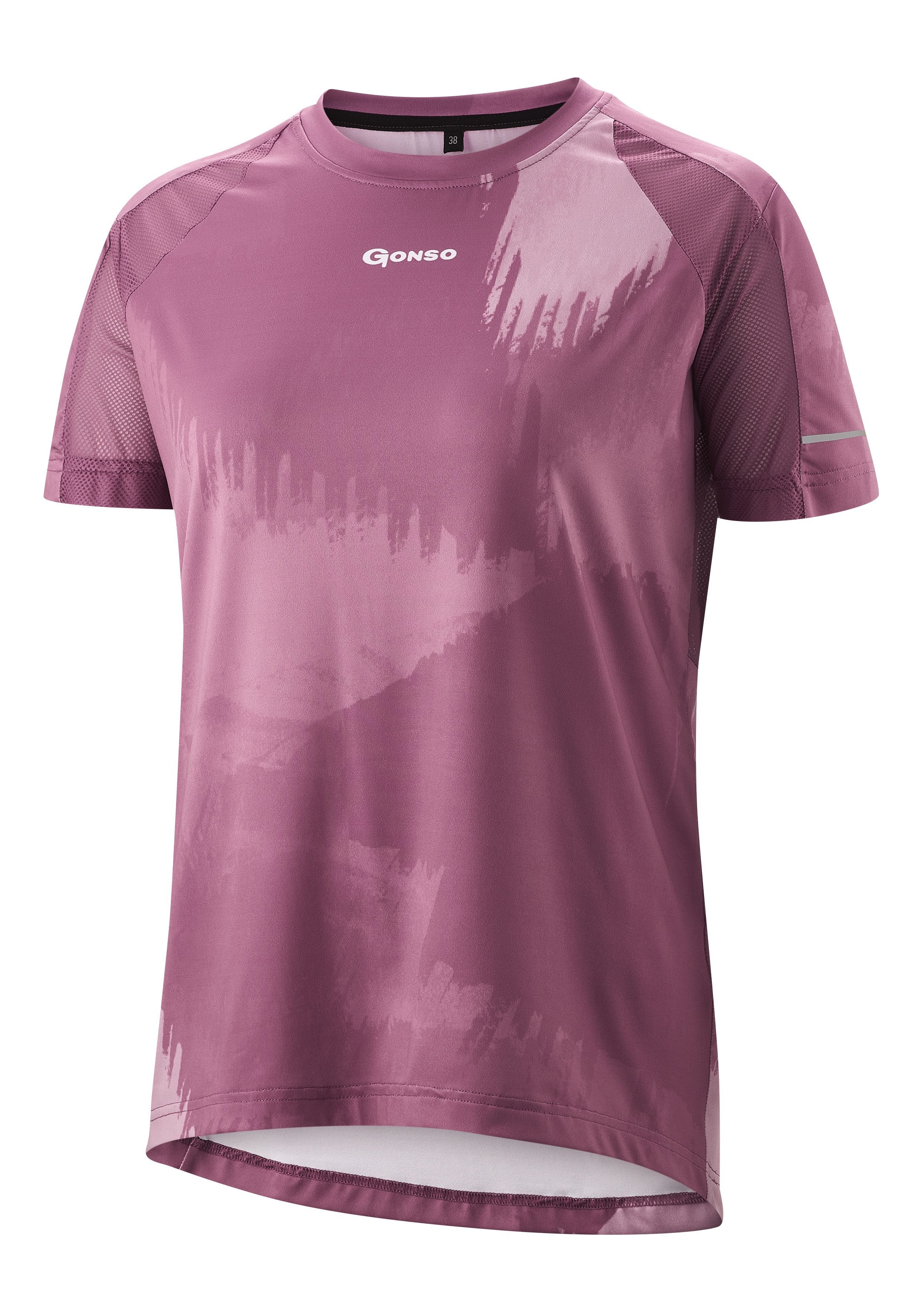 Gonso Fietsshirt VENINA Dames MTB-fiets shirt korte mouwen, lichtgewicht fietsjersey, functioneel shirt