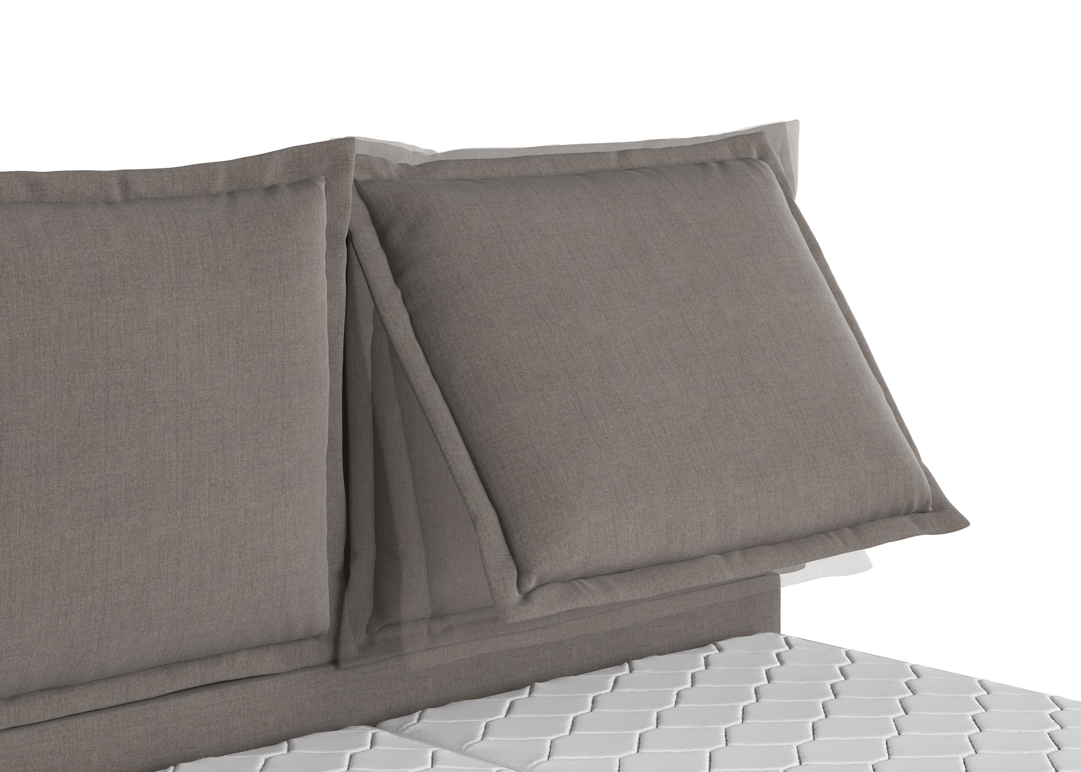 Maintal Gestoffeerd bed Lyara naar keuze zonder matras of kies uit 3 matrassoorten