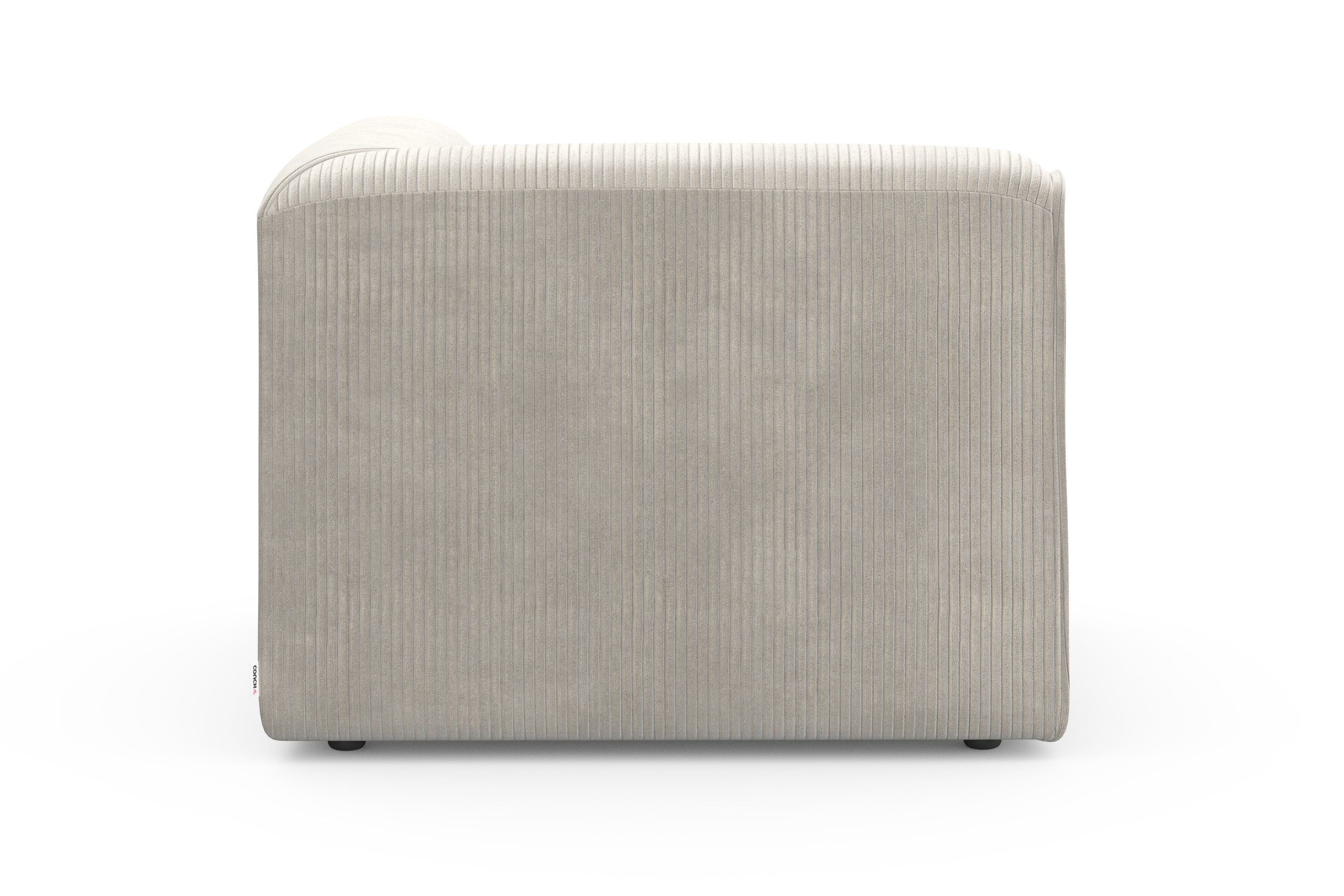 RAUM.ID Bank-hoekelement Merid, sofa-element, afmetingen B/D/H: 97/97/46 cm als module of apart te gebruiken, voor individuele samenstelling