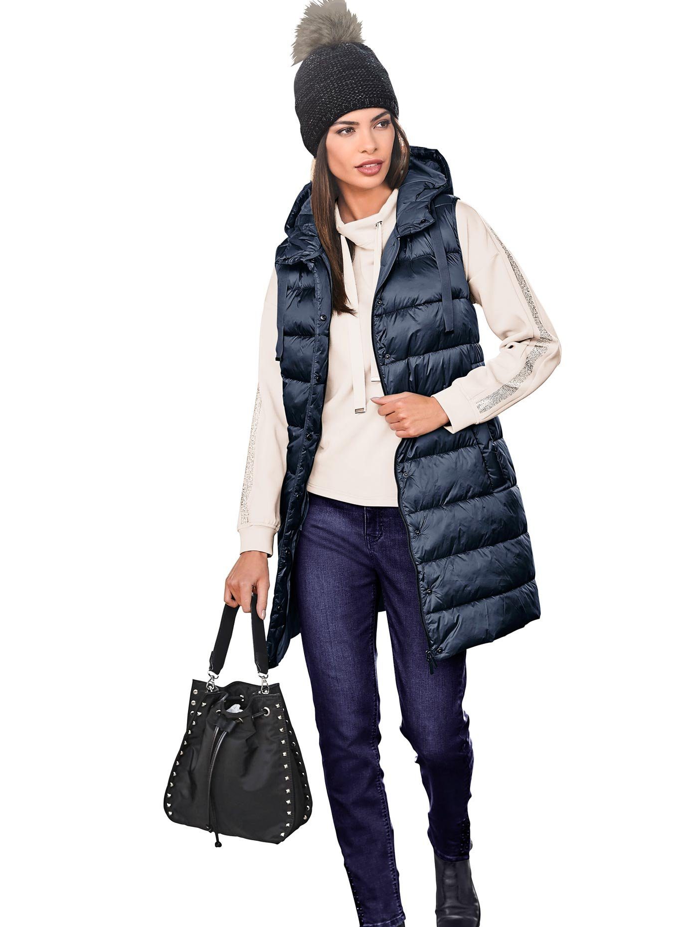 heine Bodywarmer bovenkleding maat 40 blauw