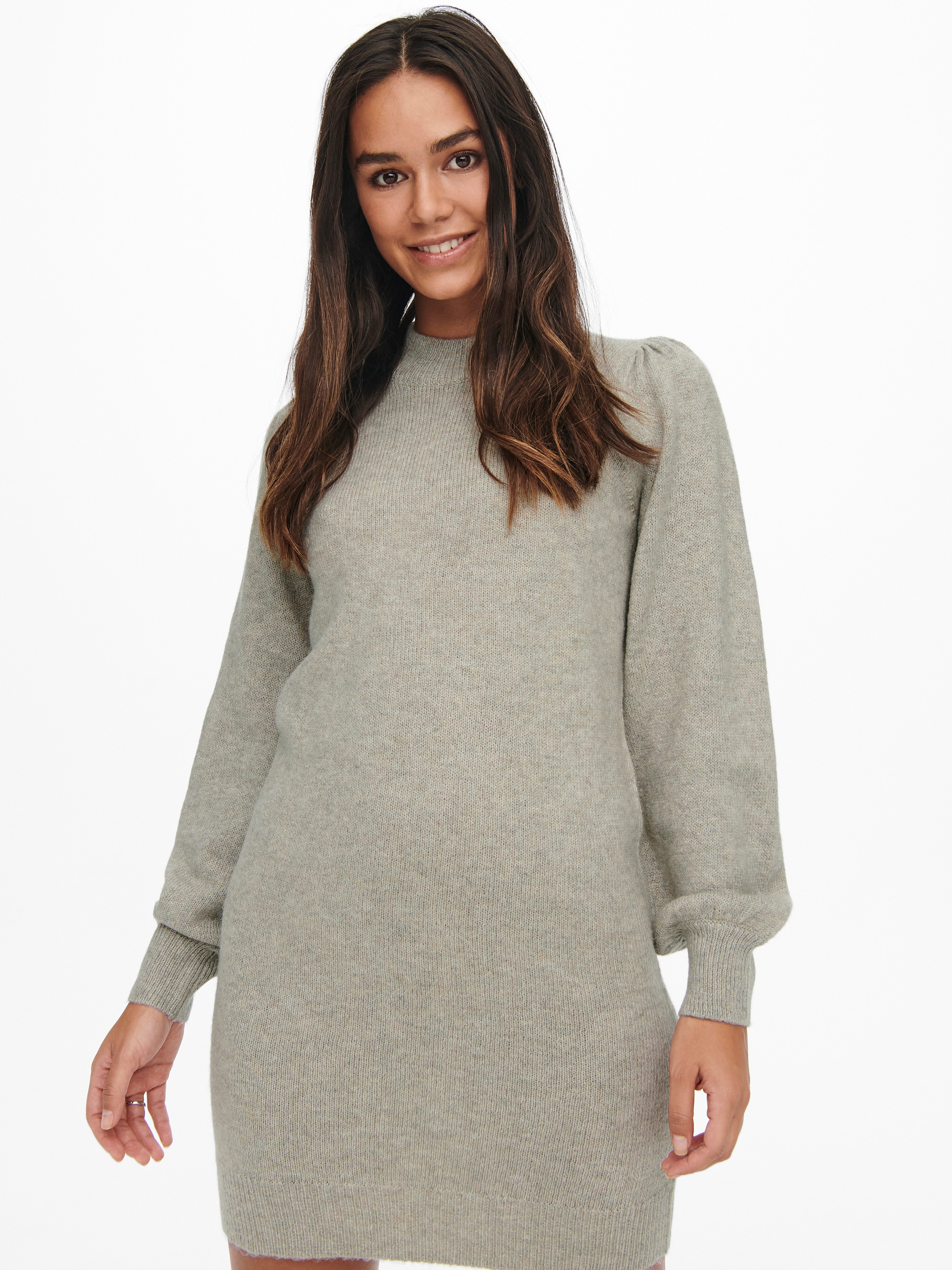 JDY Gebreide jurk JDYRUE LIFE L/S HIGH NECK DRESS KNT NOOS