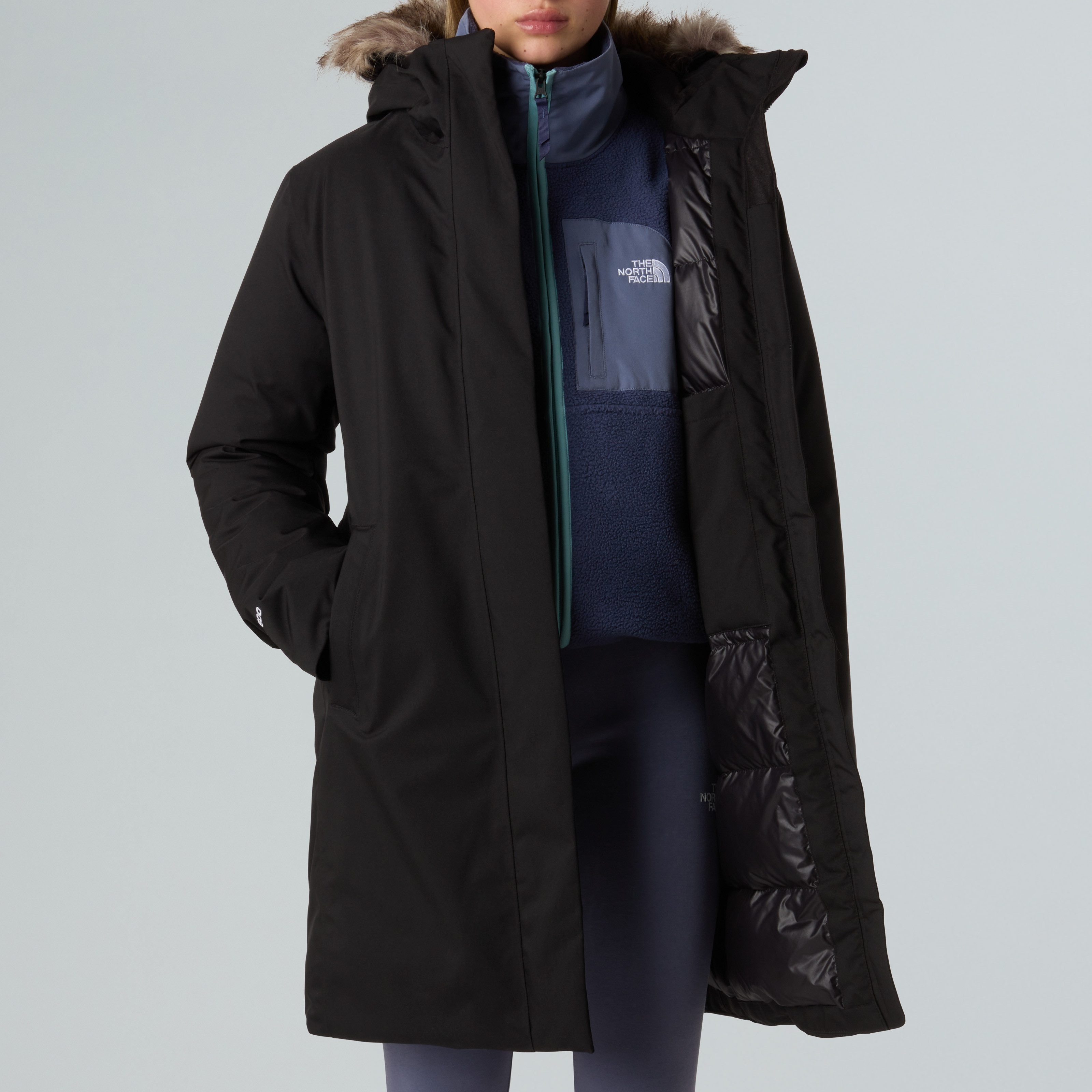 The North Face Donsjas W ARCTIC PARKA Zeer warm, winddicht, waterdicht (1-delig)