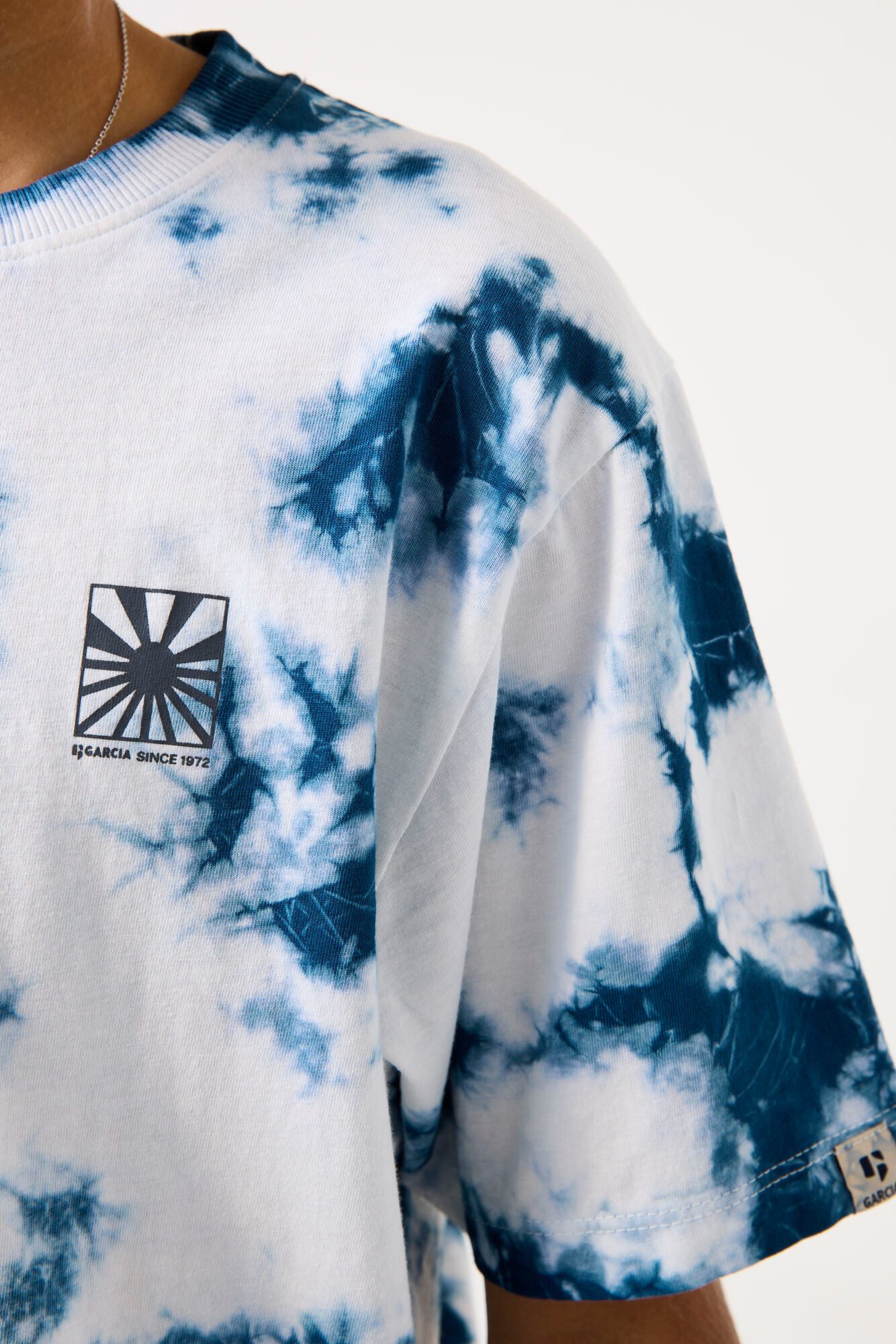 Garcia T-shirt met tie-dye patroon, voor jongens