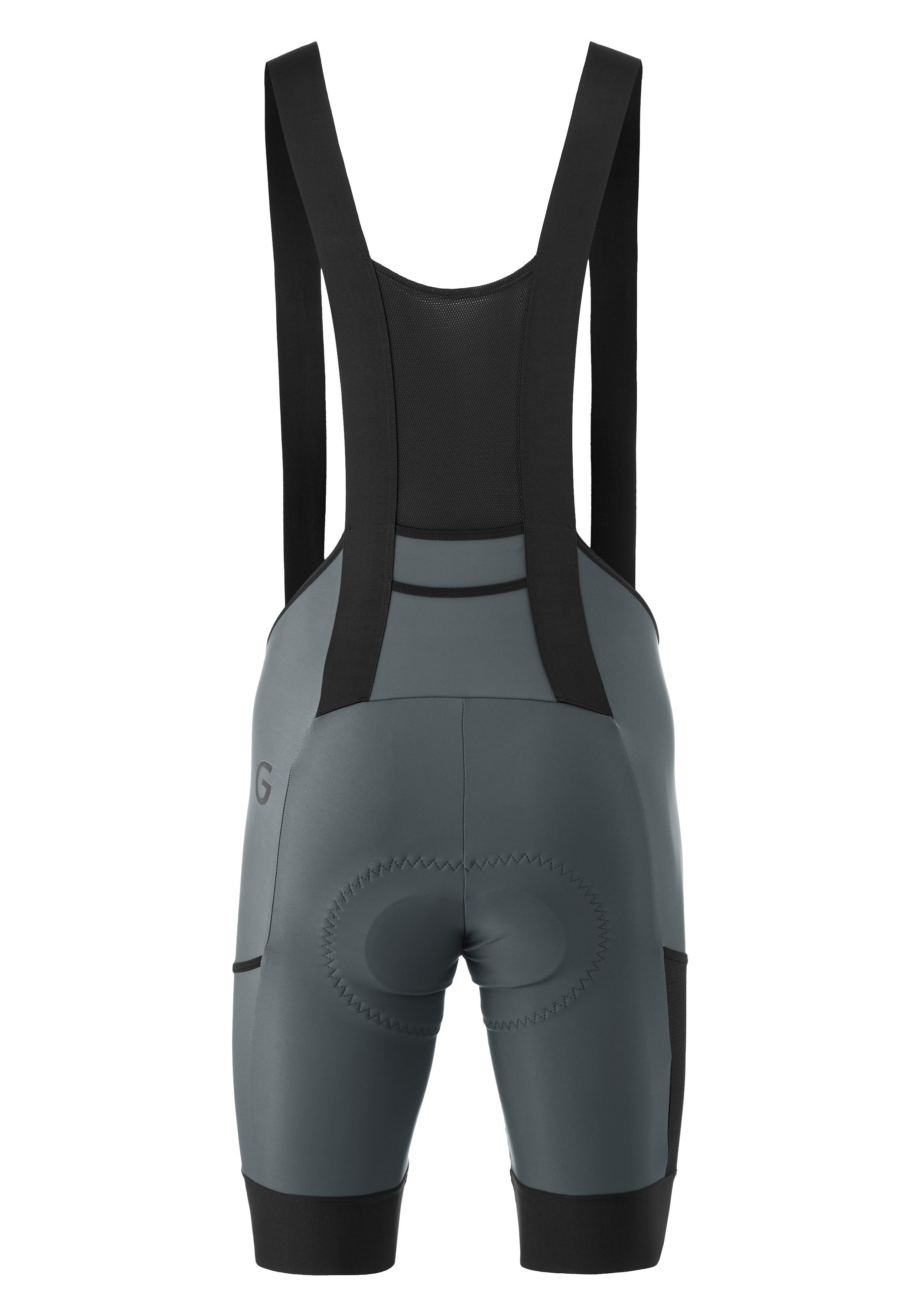 Gonso Fietsbroek Ride Miles Bib Cargo M Heren gravel-fietspants met zitkussen en banden, fietspants tight fit