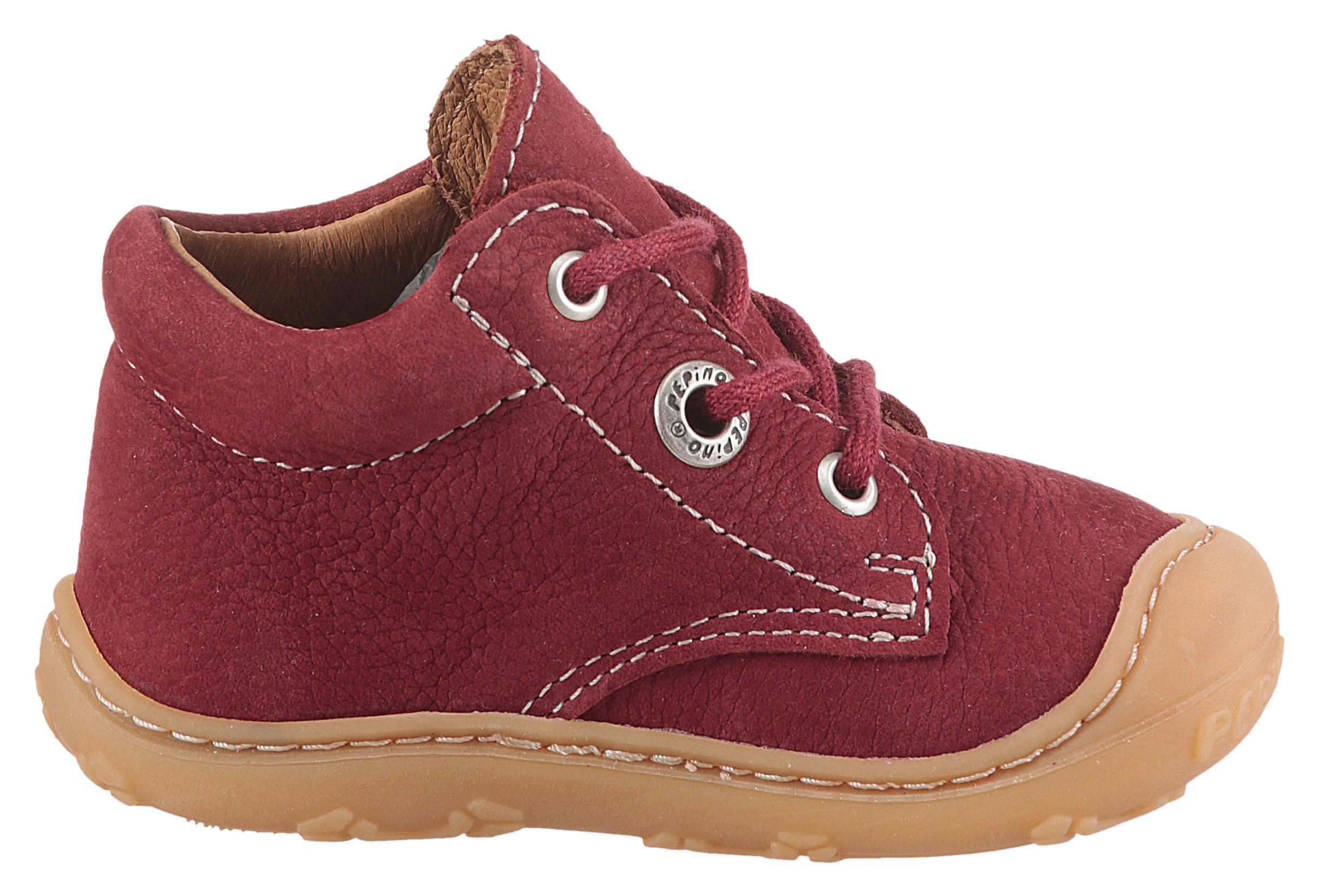 PEPINO by RICOSTA Babyschoentjes Cory 50 WMS: Midden Veterschoen met WMS-systeem, leer, maat sjabloon om te downloaden