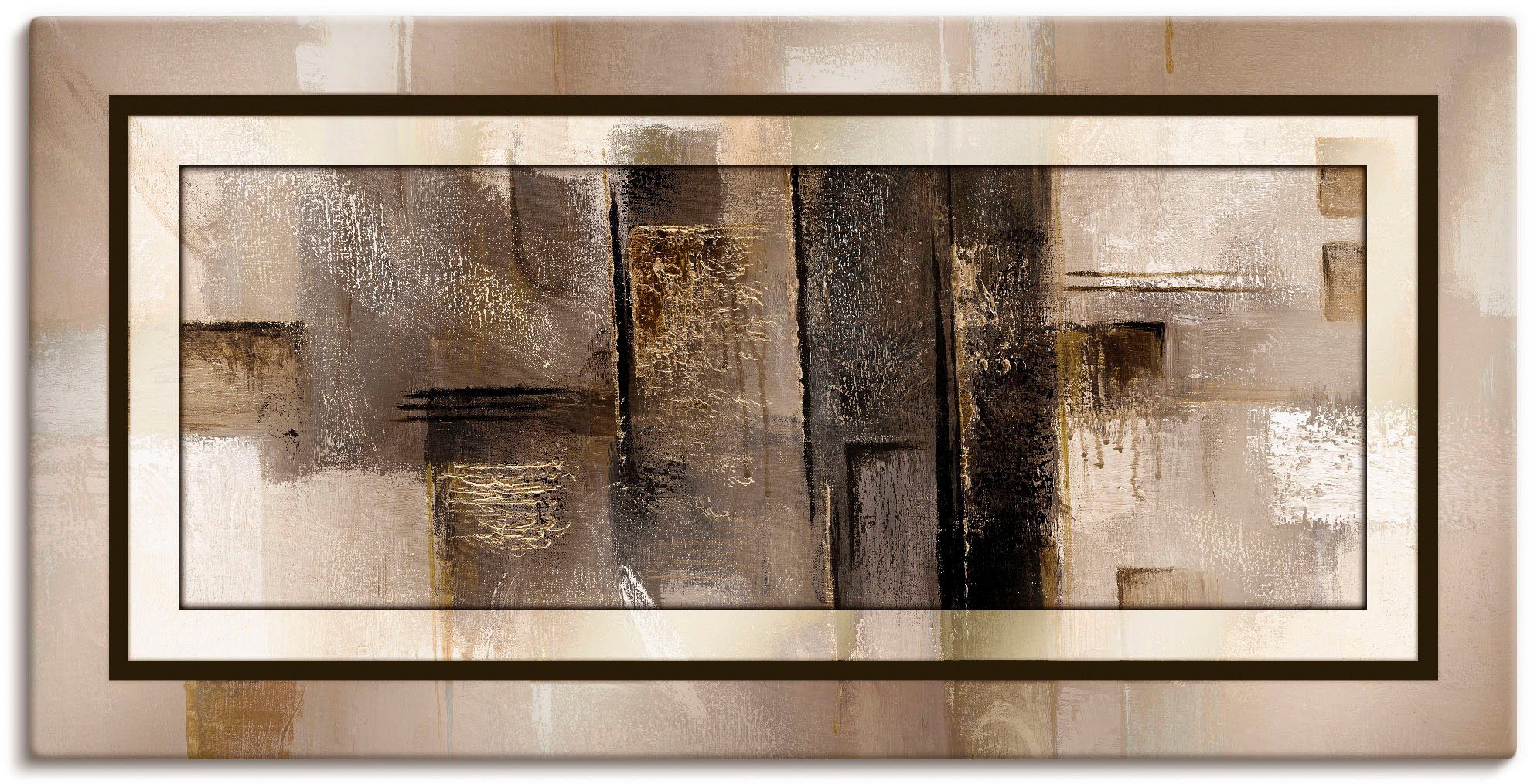Artland Artprint Vierkanten - abstract 1 in vele afmetingen & productsoorten - artprint van aluminium / artprint voor buiten, artprint op linnen, poster, muursticker / wandfolie oo