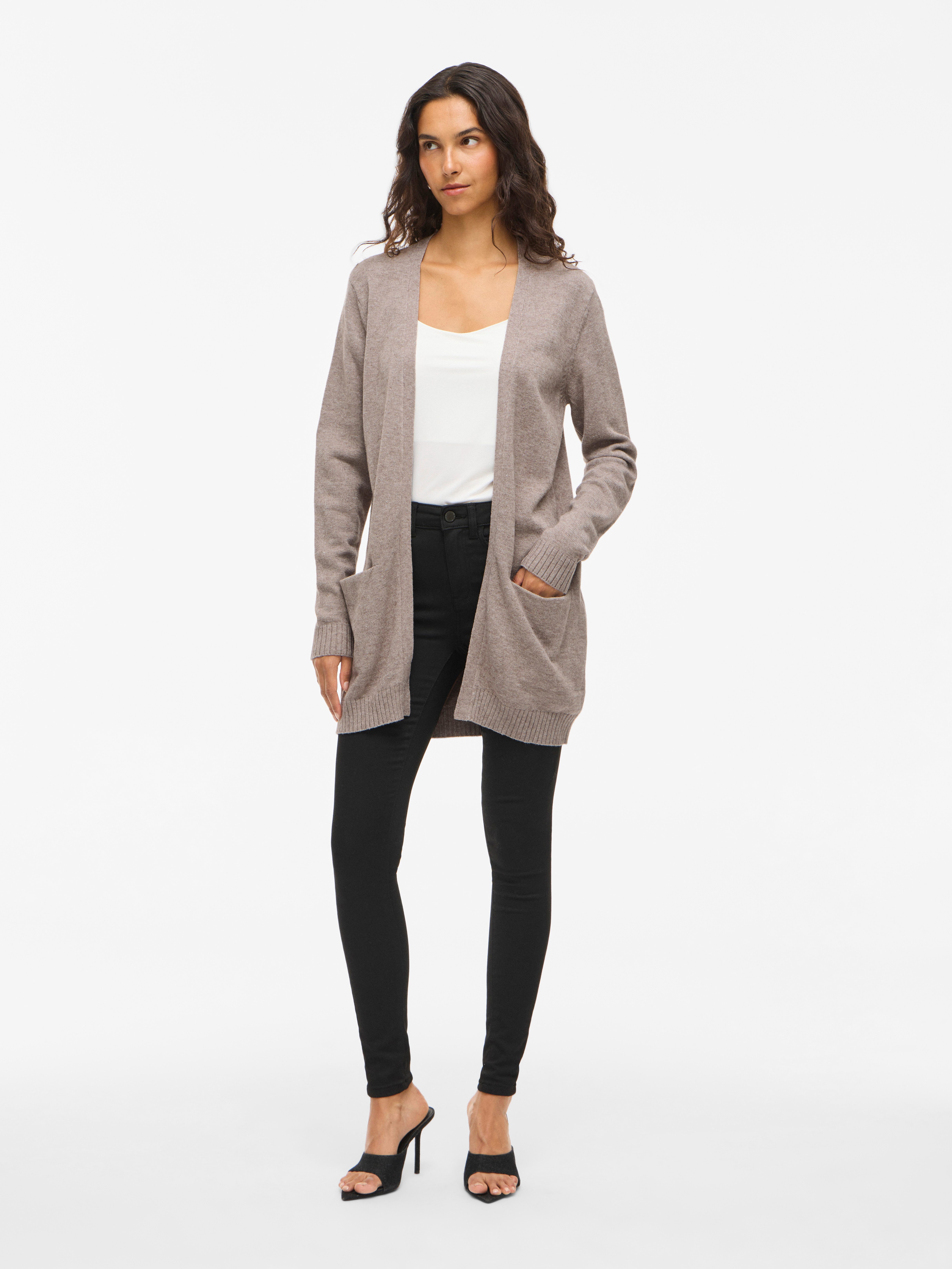 Vila Vest VIRIL OPEN L/S KNIT CARDIGAN - NOOS